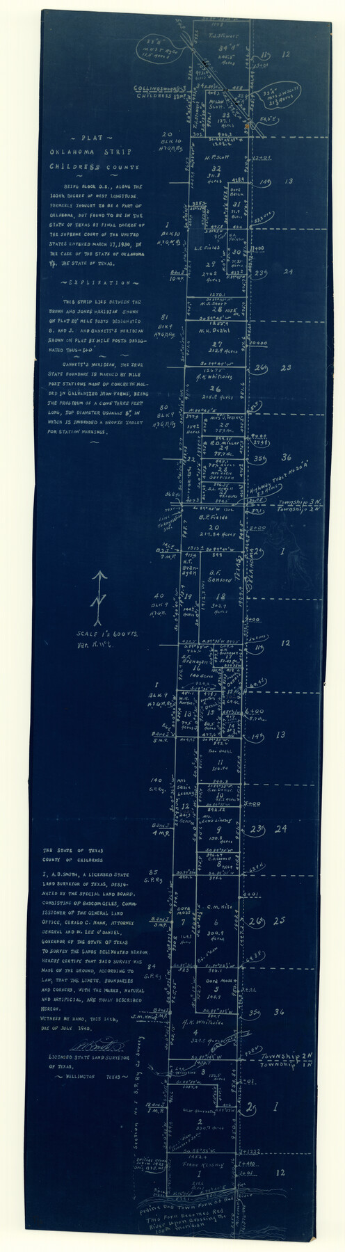 8601, Childress County Rolled Sketch 10, General Map Collection