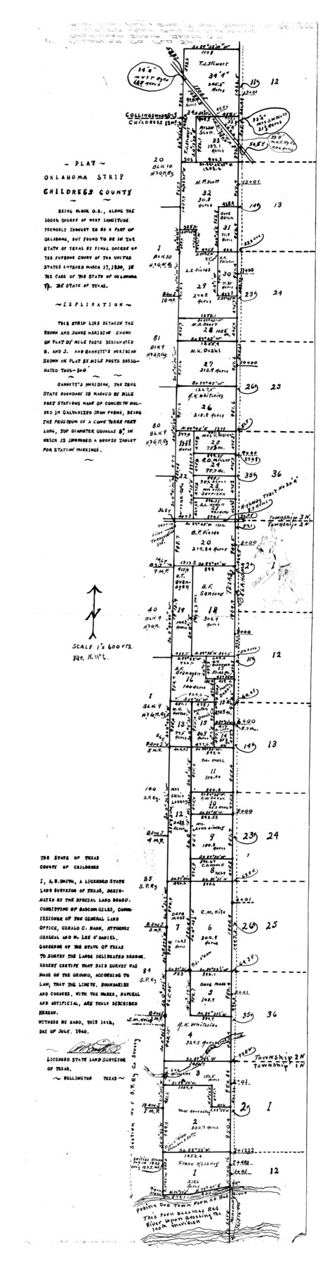 8602, Childress County Rolled Sketch 11, General Map Collection