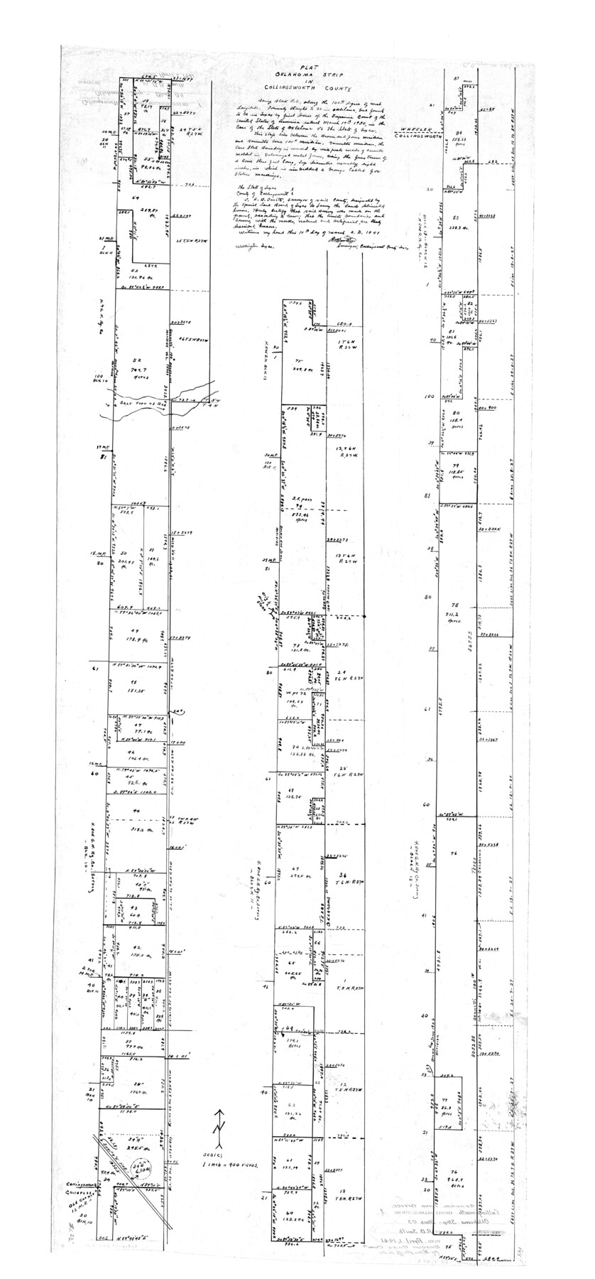 8637, Collingsworth County Rolled Sketch 1, General Map Collection