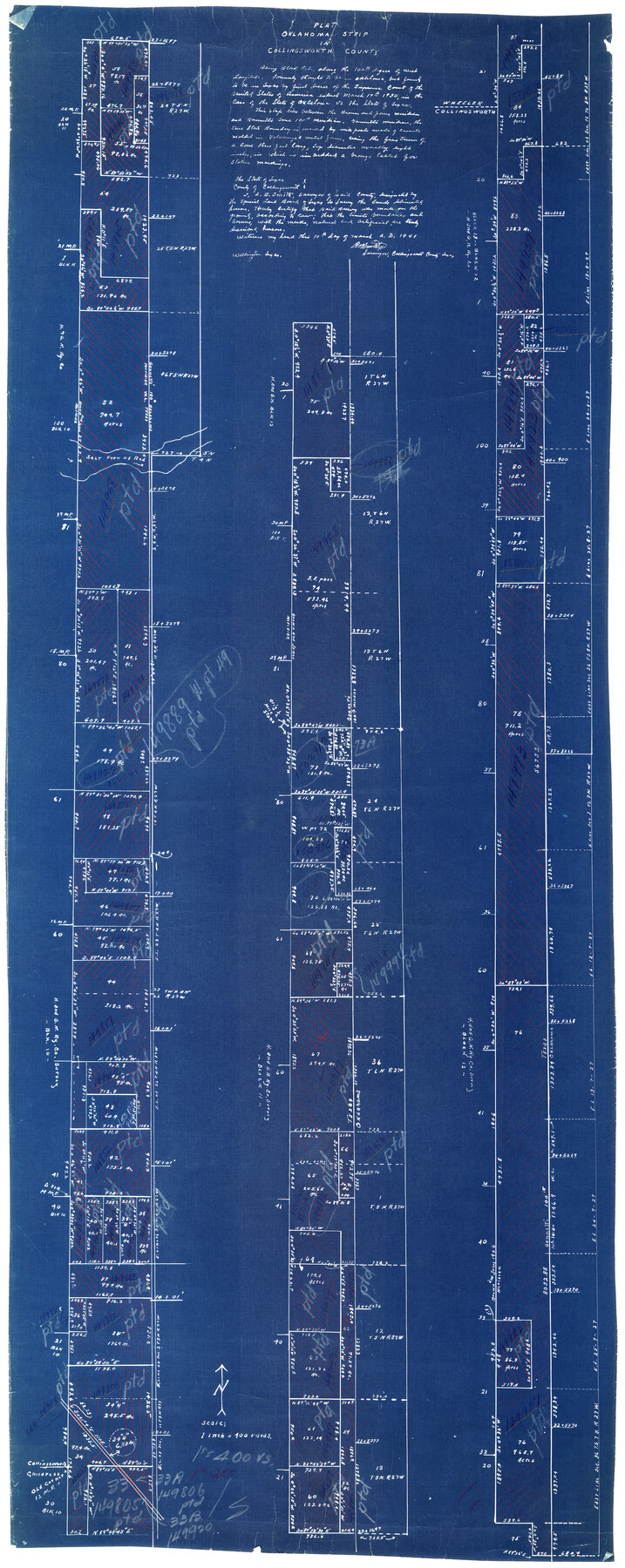 8639, Collingsworth County Rolled Sketch 3, General Map Collection
