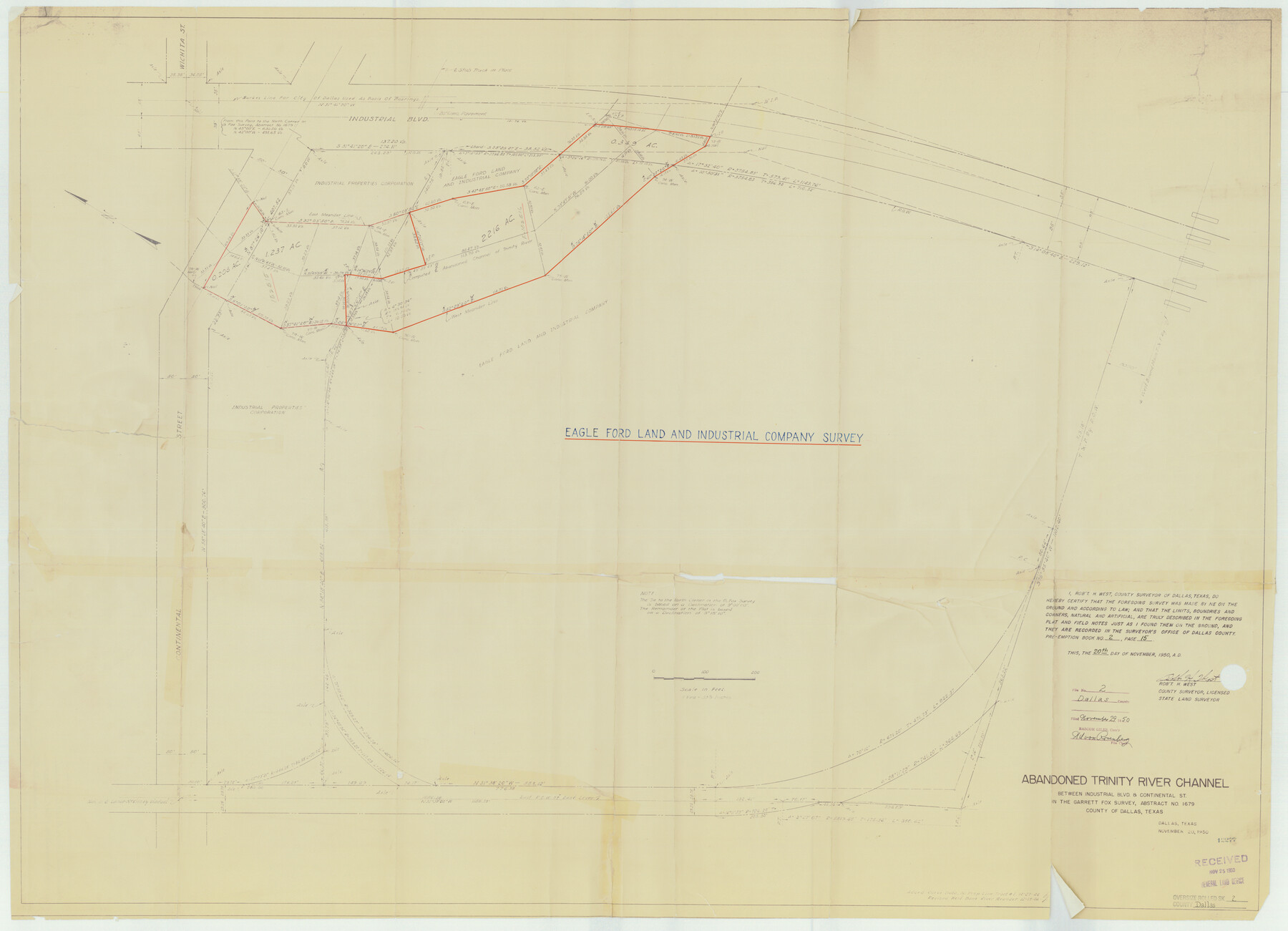 8766, Dallas County Rolled Sketch 2, General Map Collection