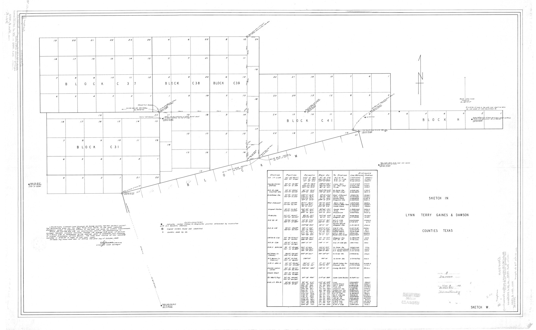 8772, Dawson County Rolled Sketch 8, General Map Collection
