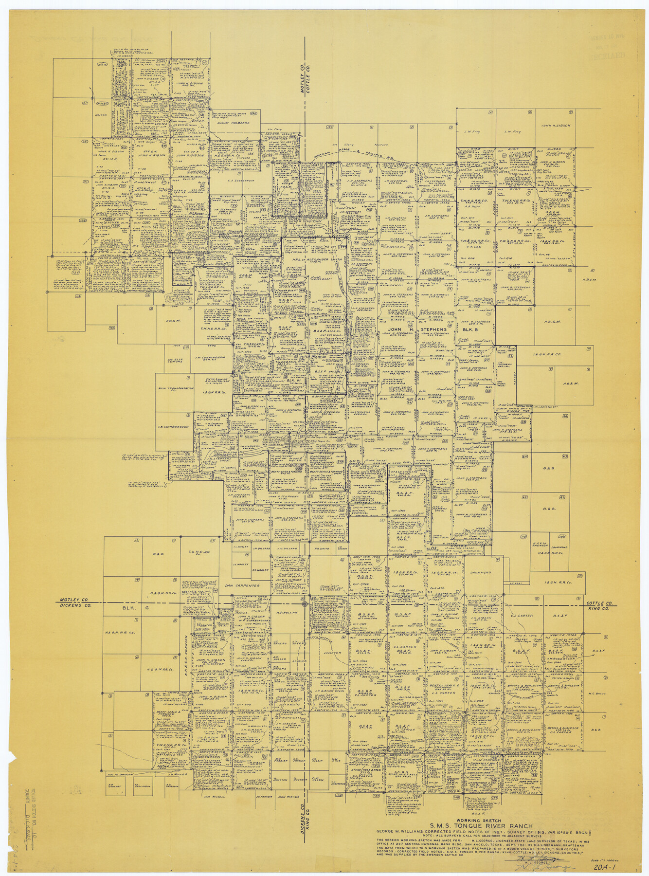 8789, Dickens County Rolled Sketch 10, General Map Collection