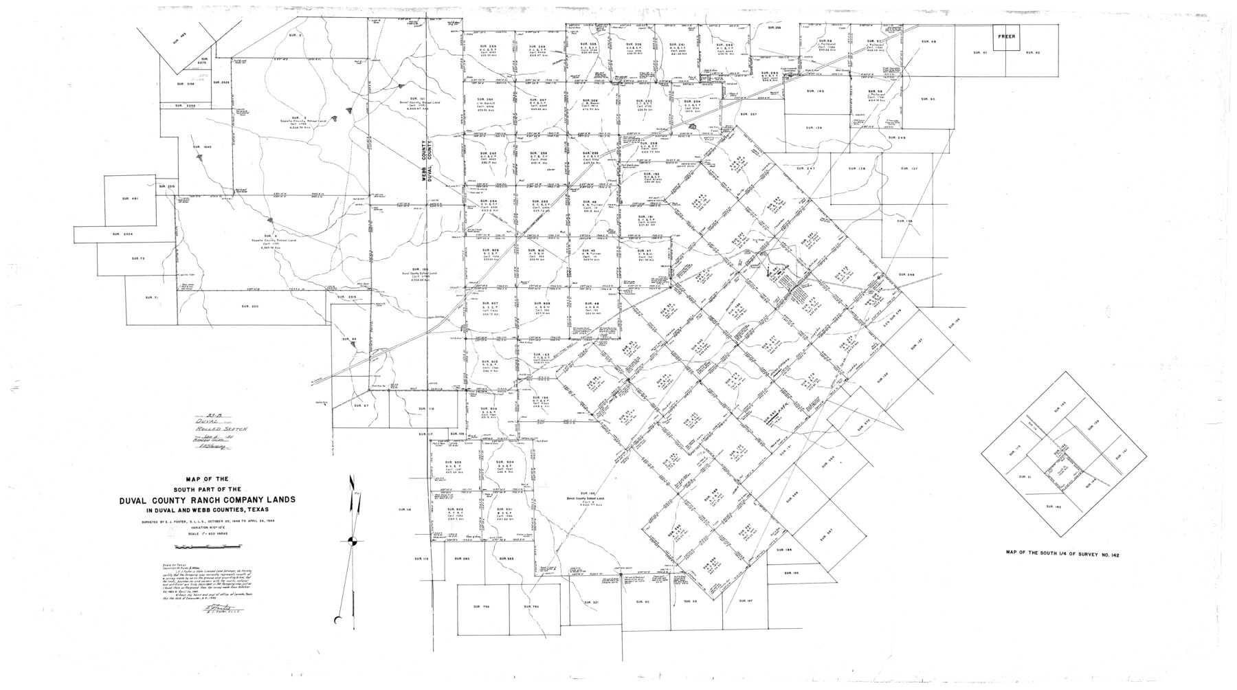 8819, Duval County Rolled Sketch 33B, General Map Collection
