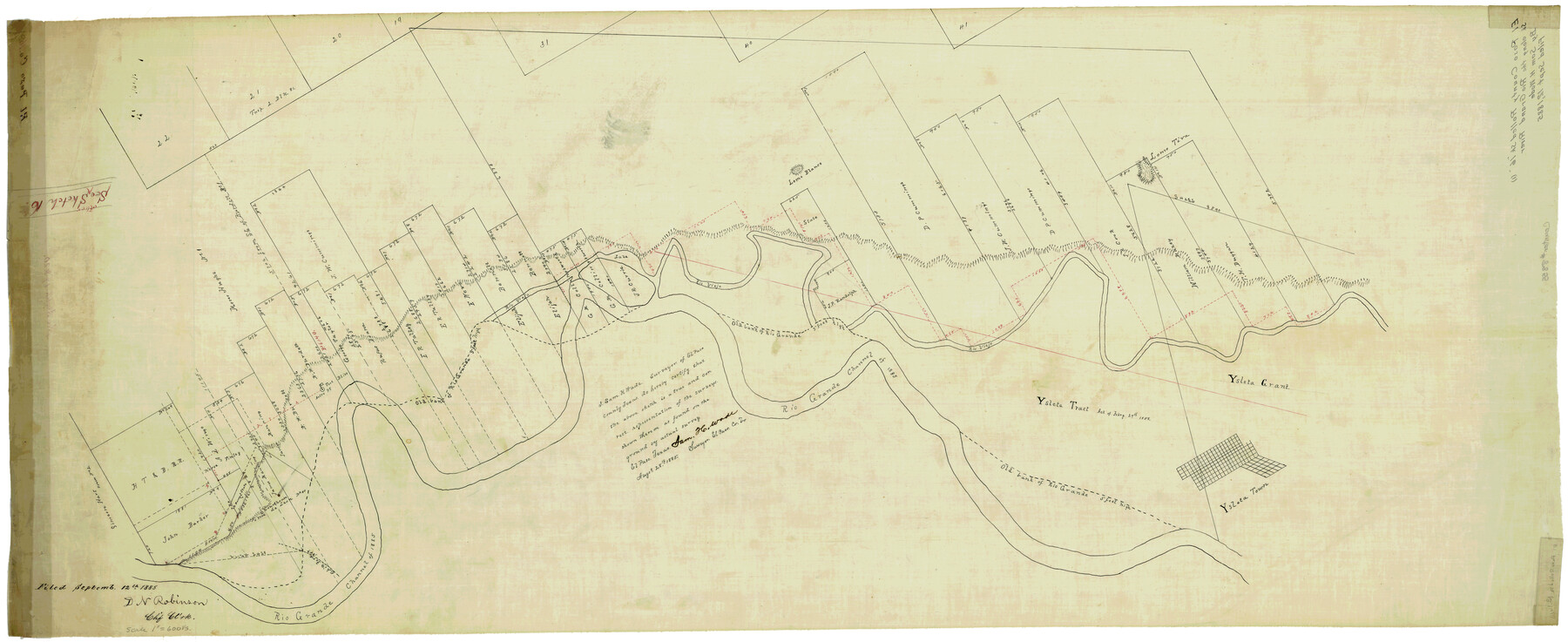 8855, El Paso County Rolled Sketch 16, General Map Collection