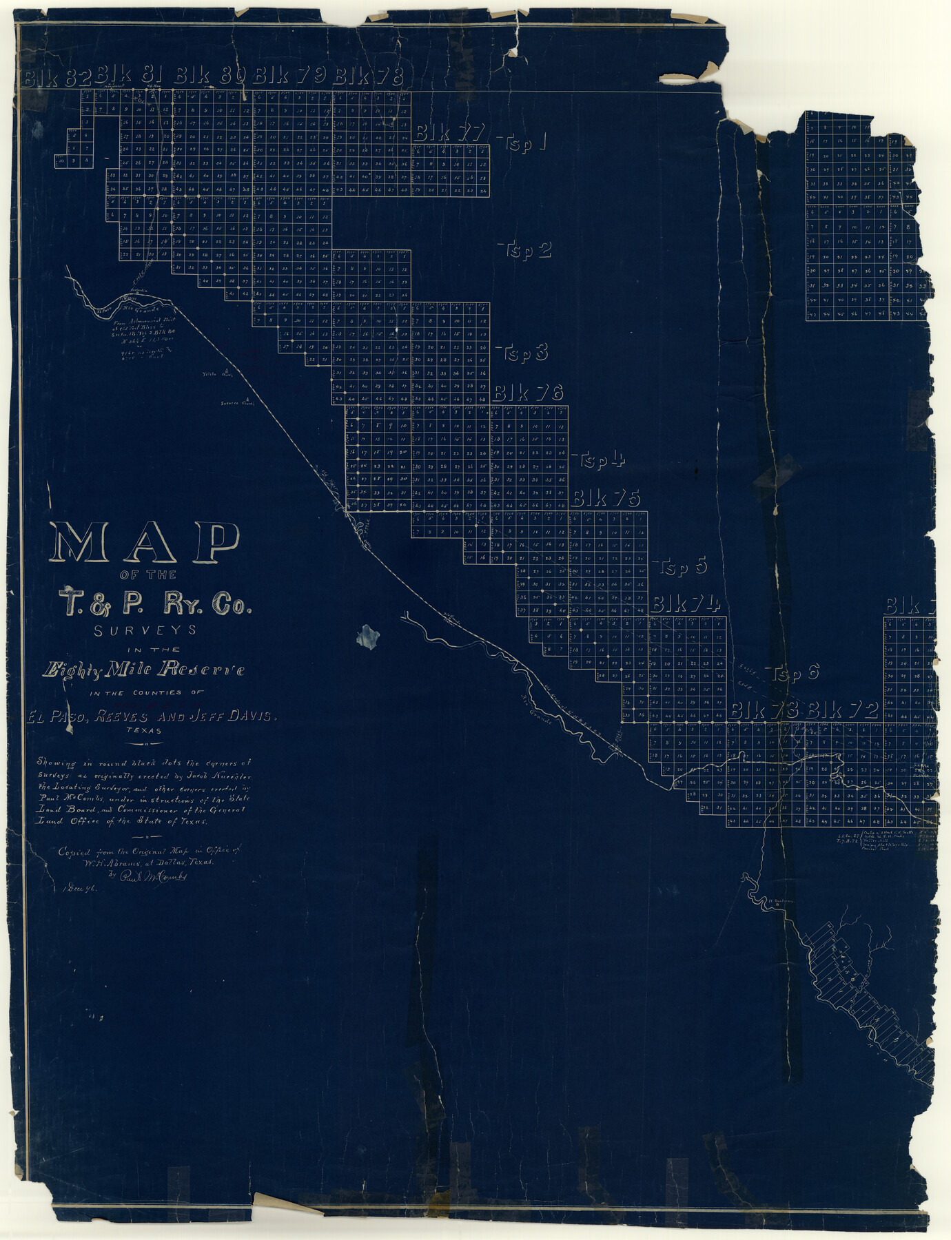 8857, El Paso County Rolled Sketch 26, General Map Collection