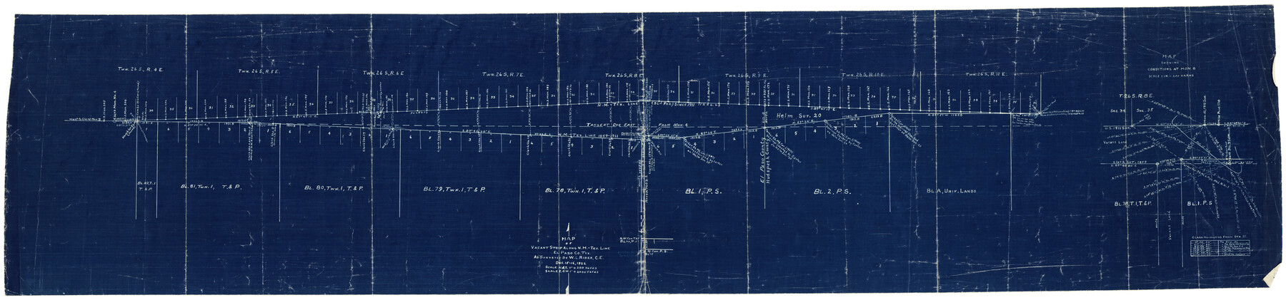 8866, El Paso County Rolled Sketch 38, General Map Collection
