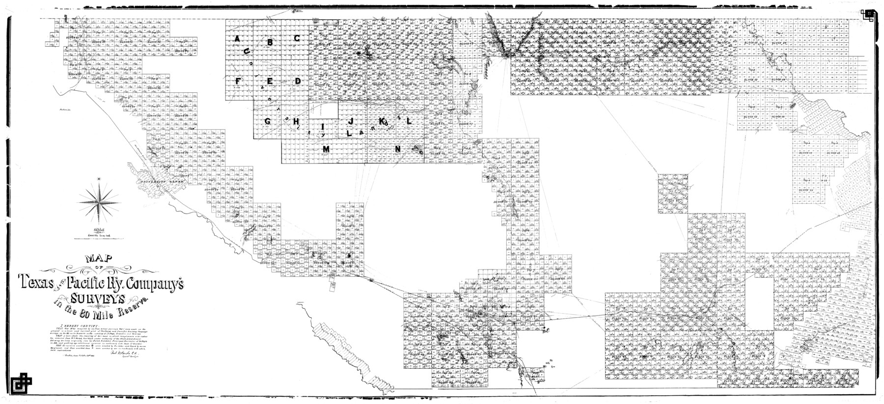 8874, El Paso County Rolled Sketch 47, General Map Collection
