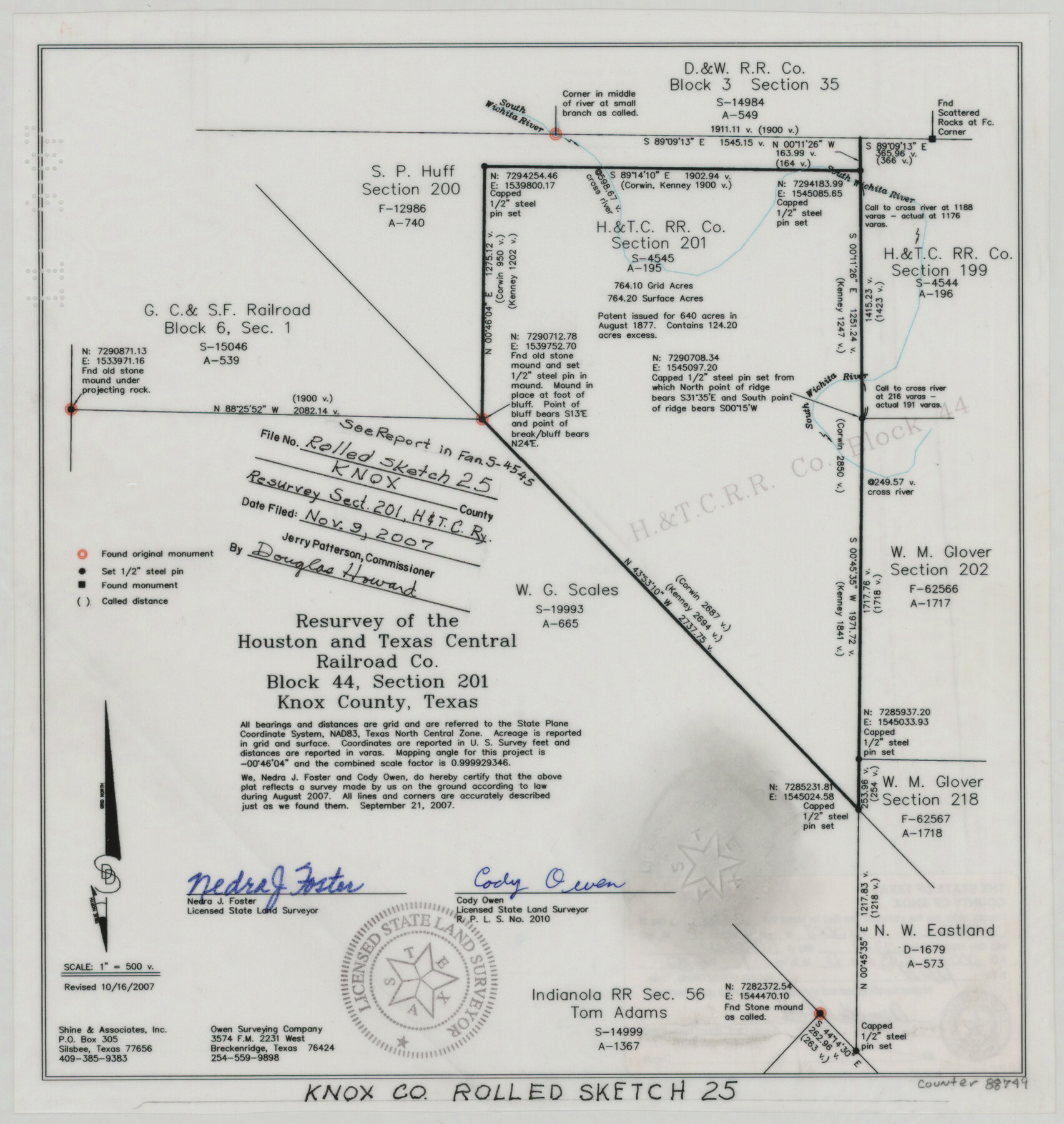 88749, Knox County Rolled Sketch 25, General Map Collection