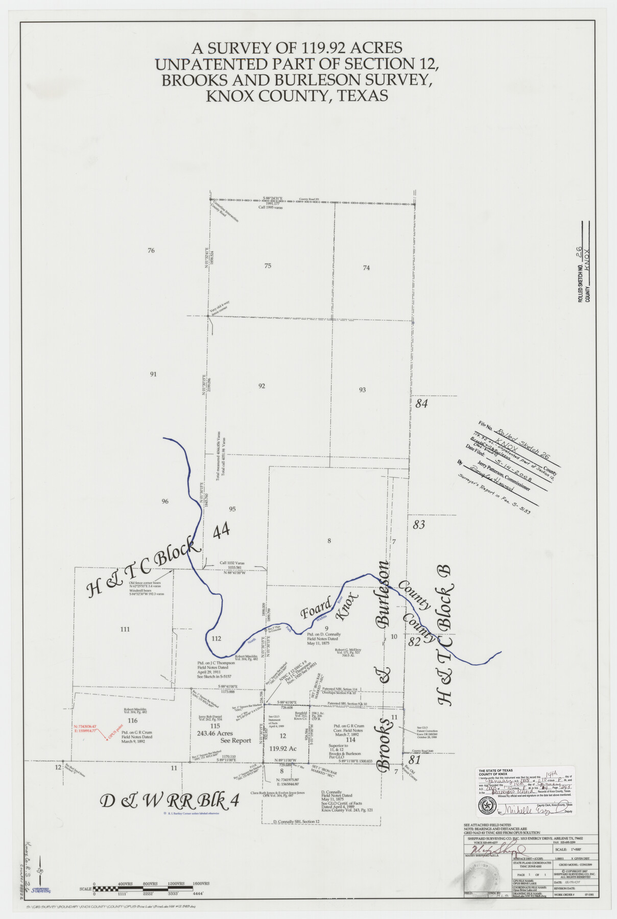 88822, Knox County Rolled Sketch 26, General Map Collection