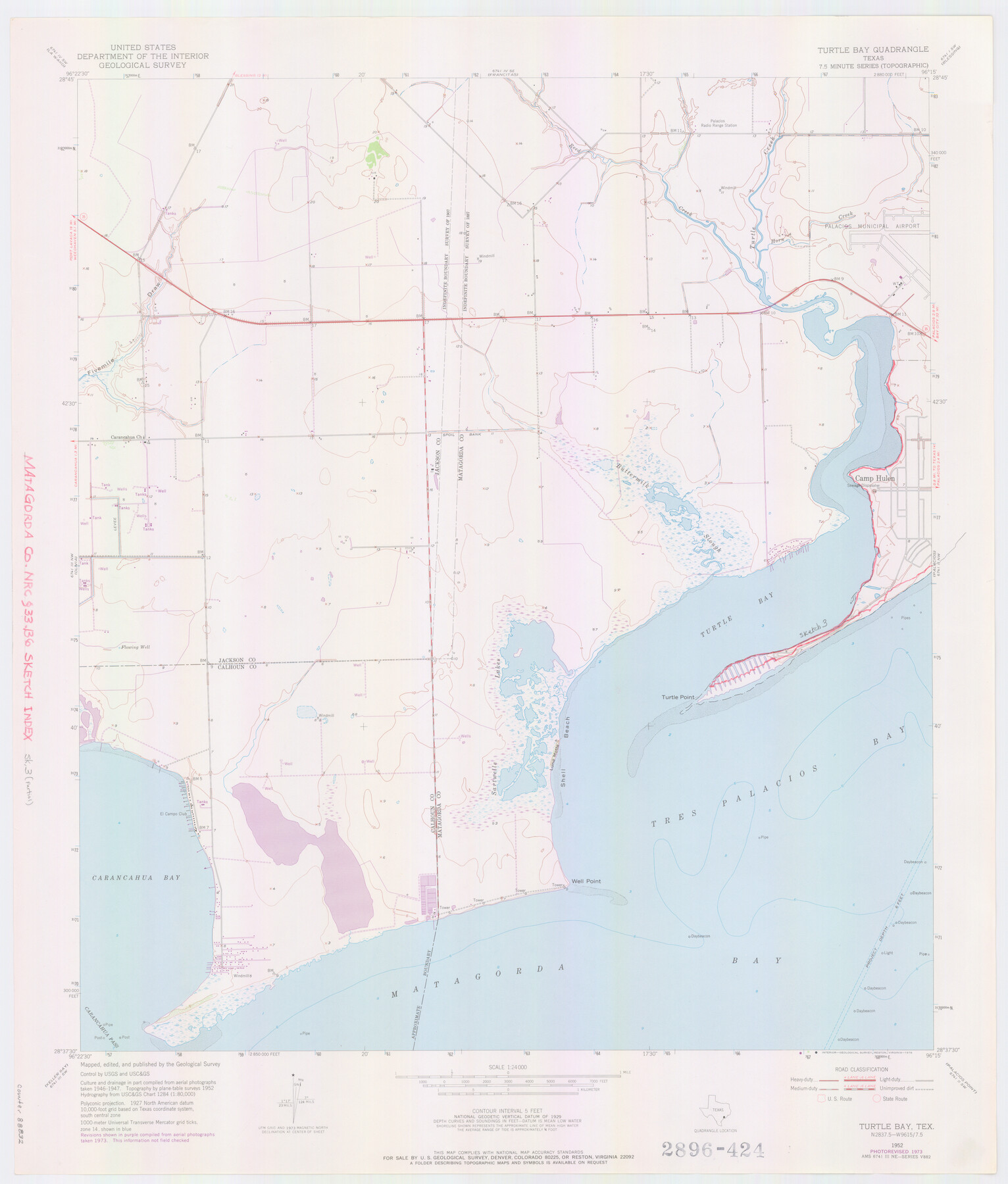 88832, Matagorda County NRC Article 33.136 Location Key Sheet, General Map Collection