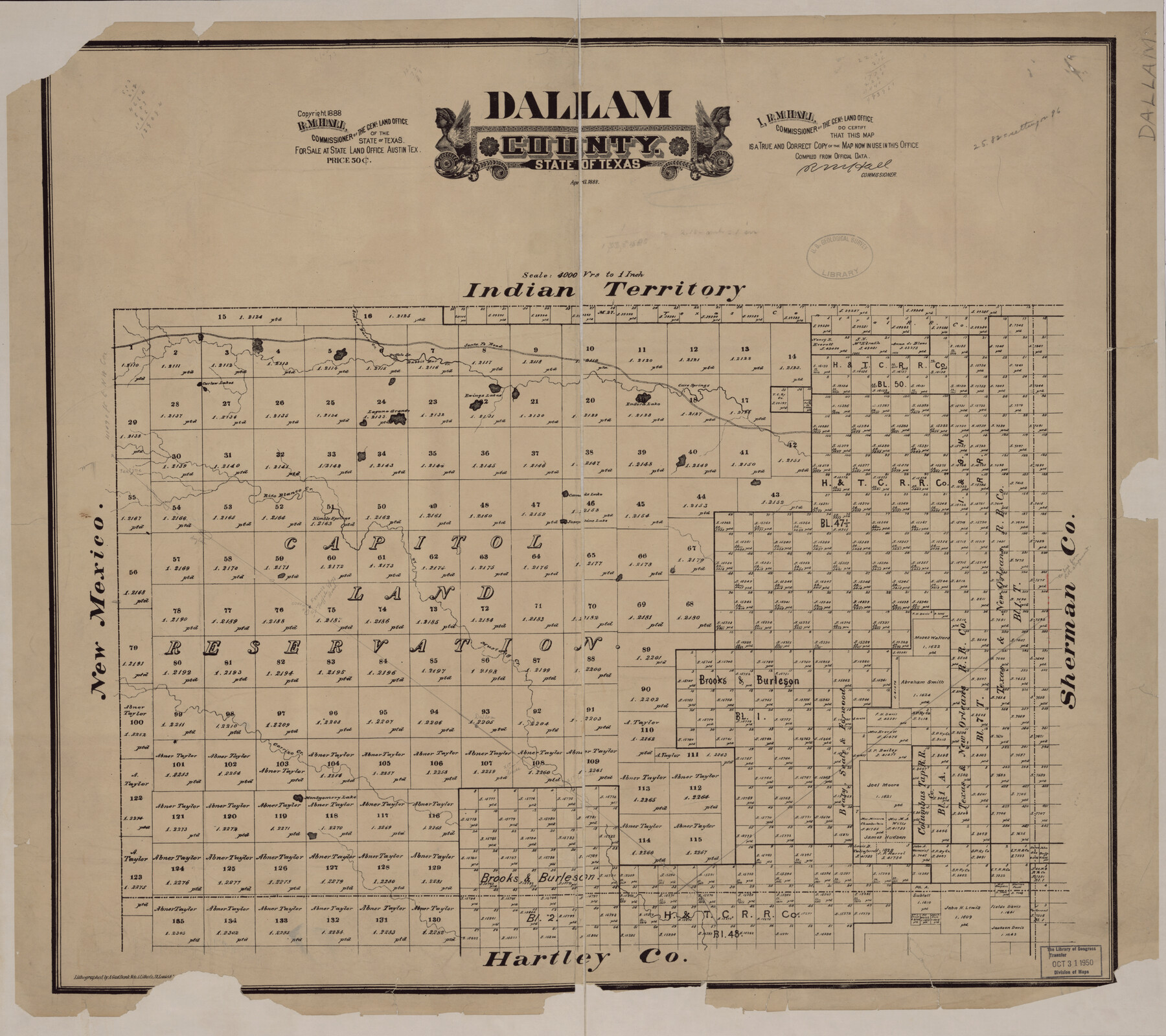 88922, Dallam County, Library of Congress