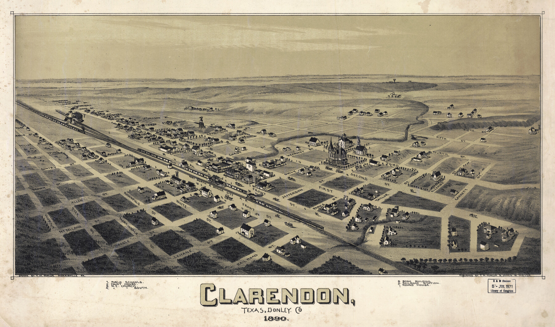 89078, Clarendon, Texas, Donley Co., Non-GLO Digital Images