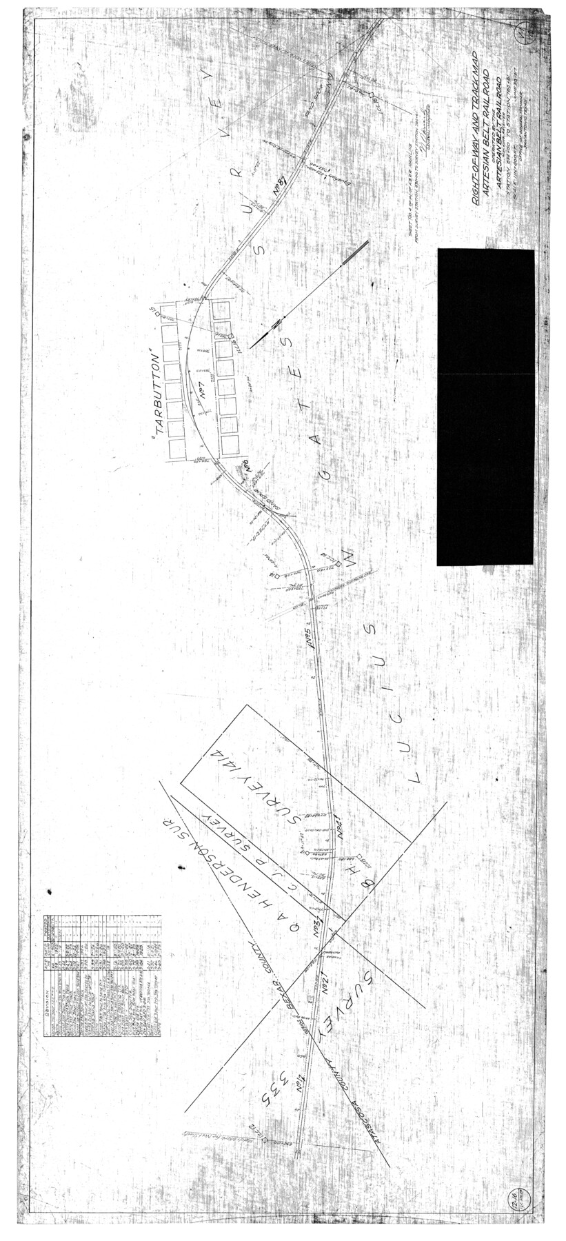 8918, Atascosa County Rolled Sketch 22, General Map Collection