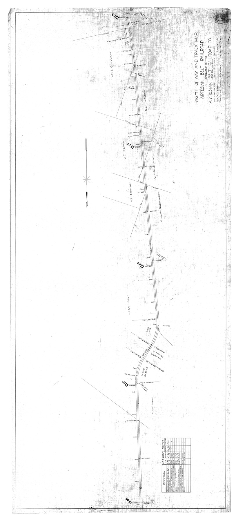 8919, Atascosa County Rolled Sketch 22, General Map Collection