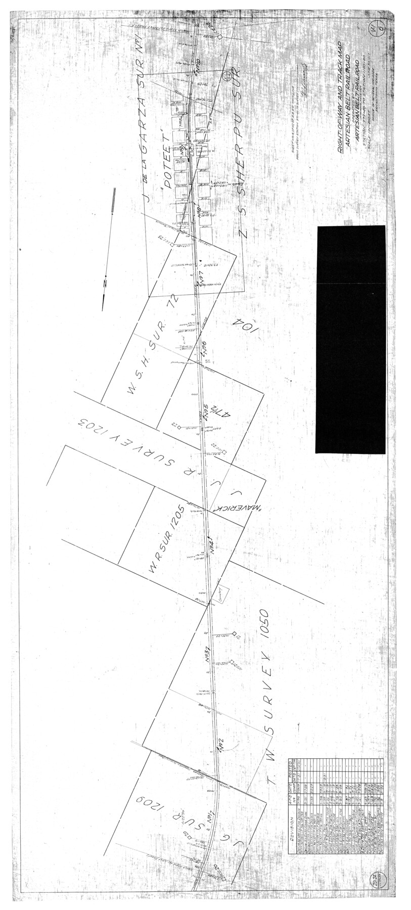 8920, Atascosa County Rolled Sketch 22, General Map Collection