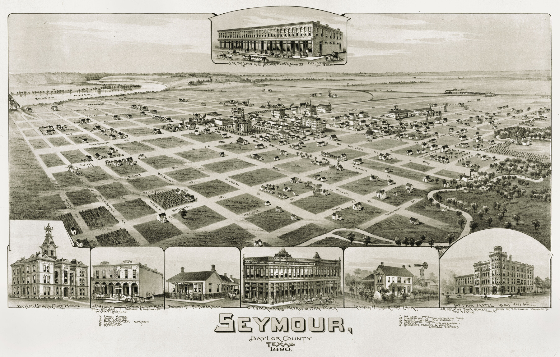 89207, Seymour, Baylor County, Texas, Non-GLO Digital Images