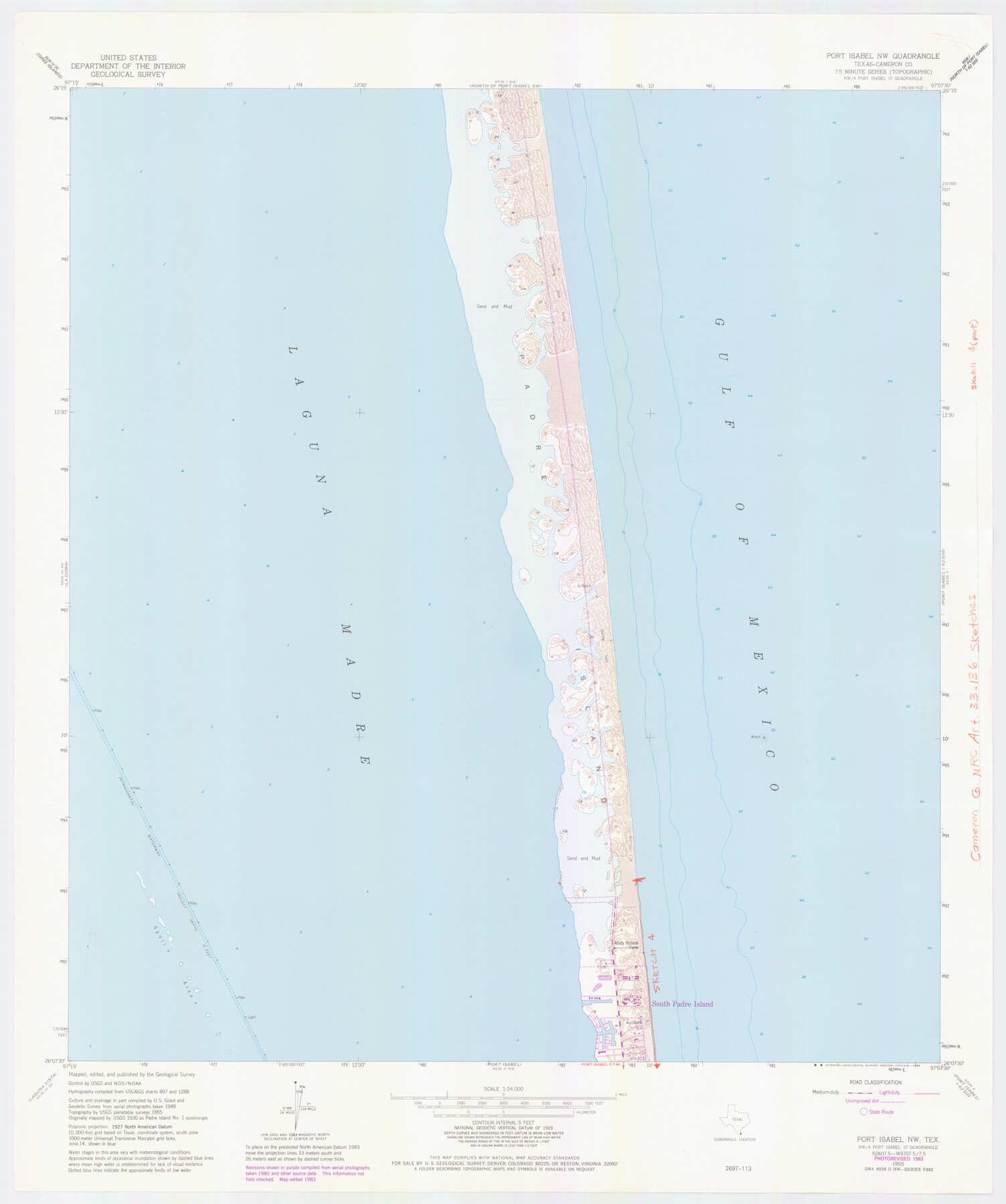 89294, Cameron County NRC Article 33.136 Location Key Sheet, General Map Collection