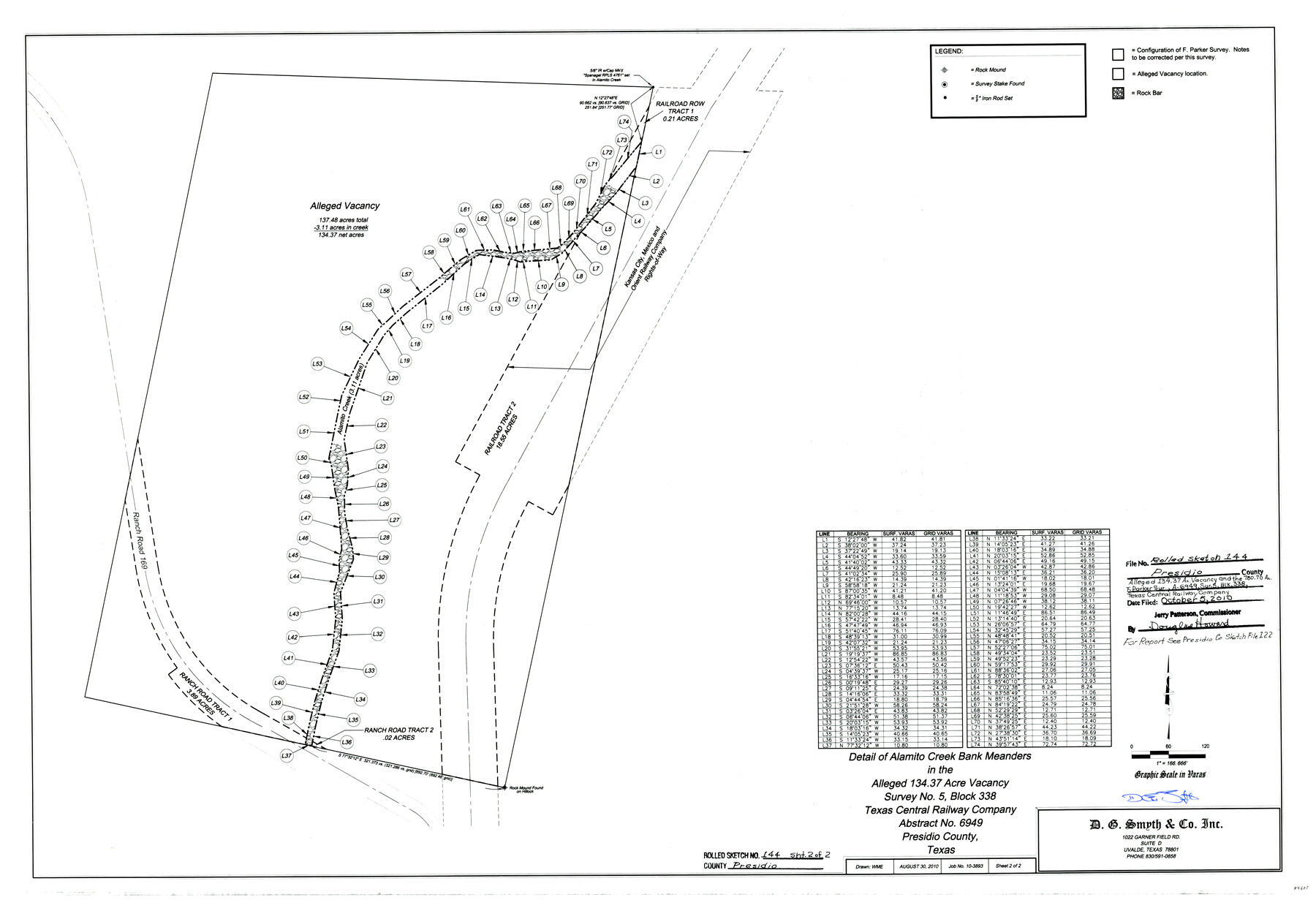 89603, Presidio County Rolled Sketch 144, General Map Collection