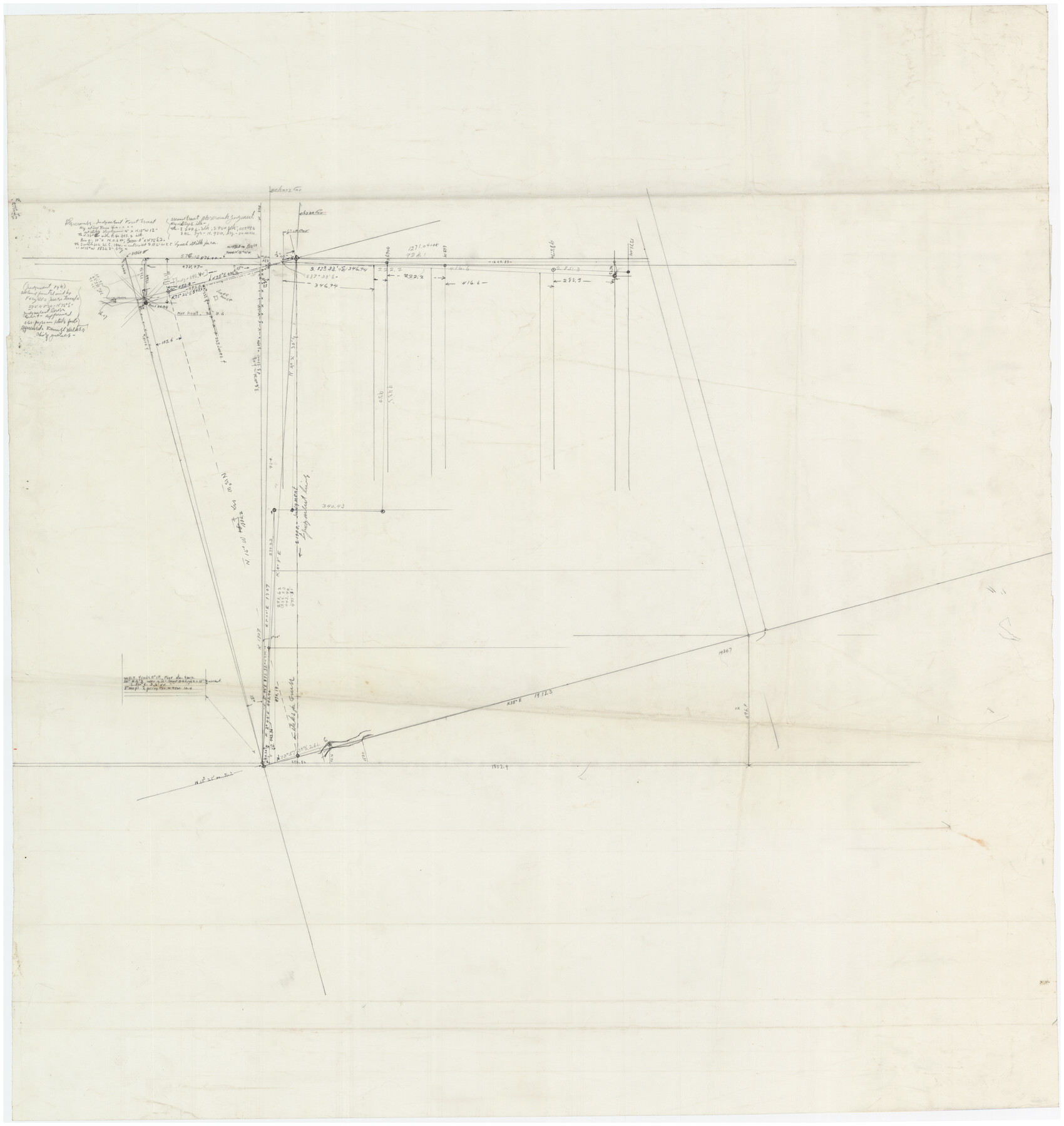 89714, [Vicinity and related to the Wilson Strickland Survey], Twichell Survey Records