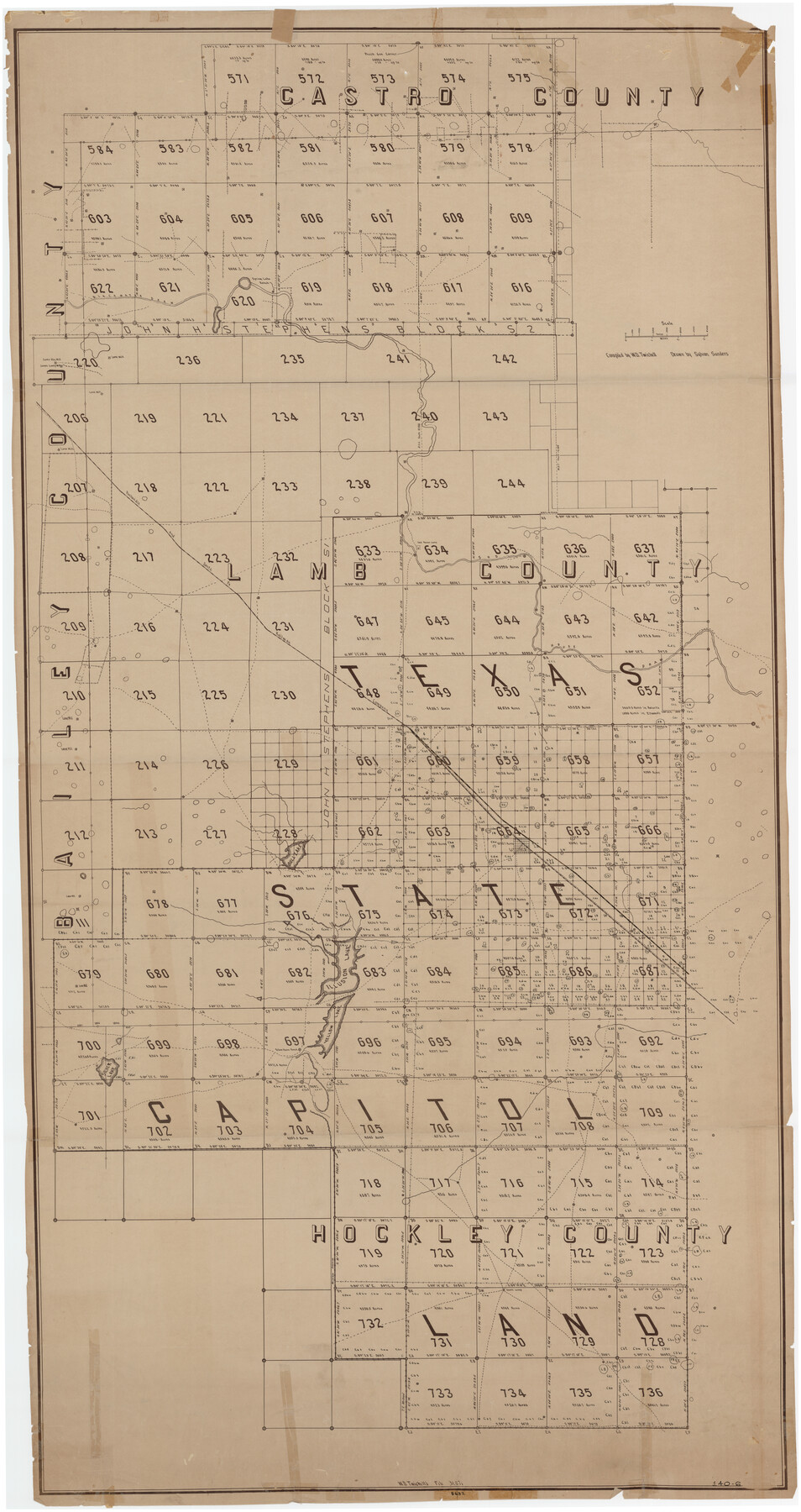 89725, [Sketch showing Capitol Lands], Twichell Survey Records