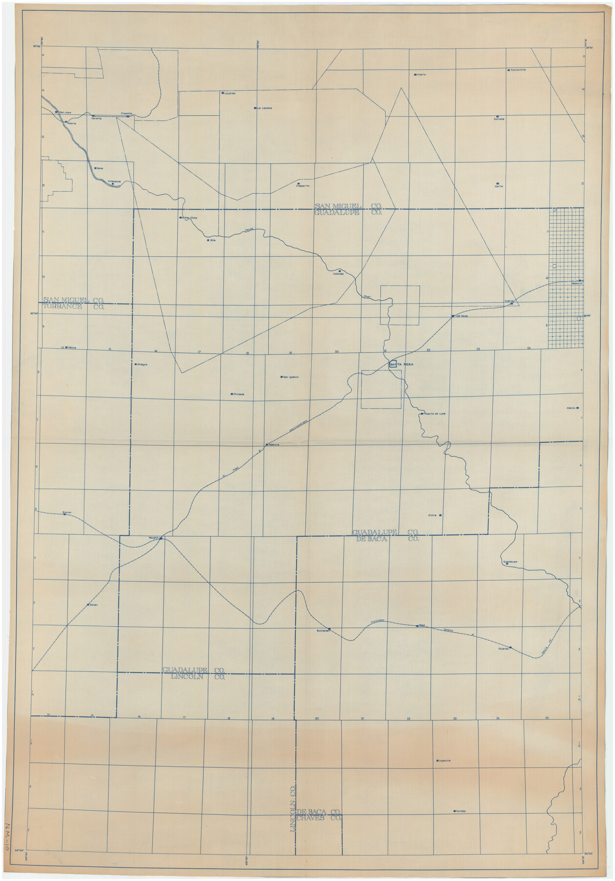 89818, [Guadalupe, San Miguel, and other Counties, N.M.], Twichell Survey Records