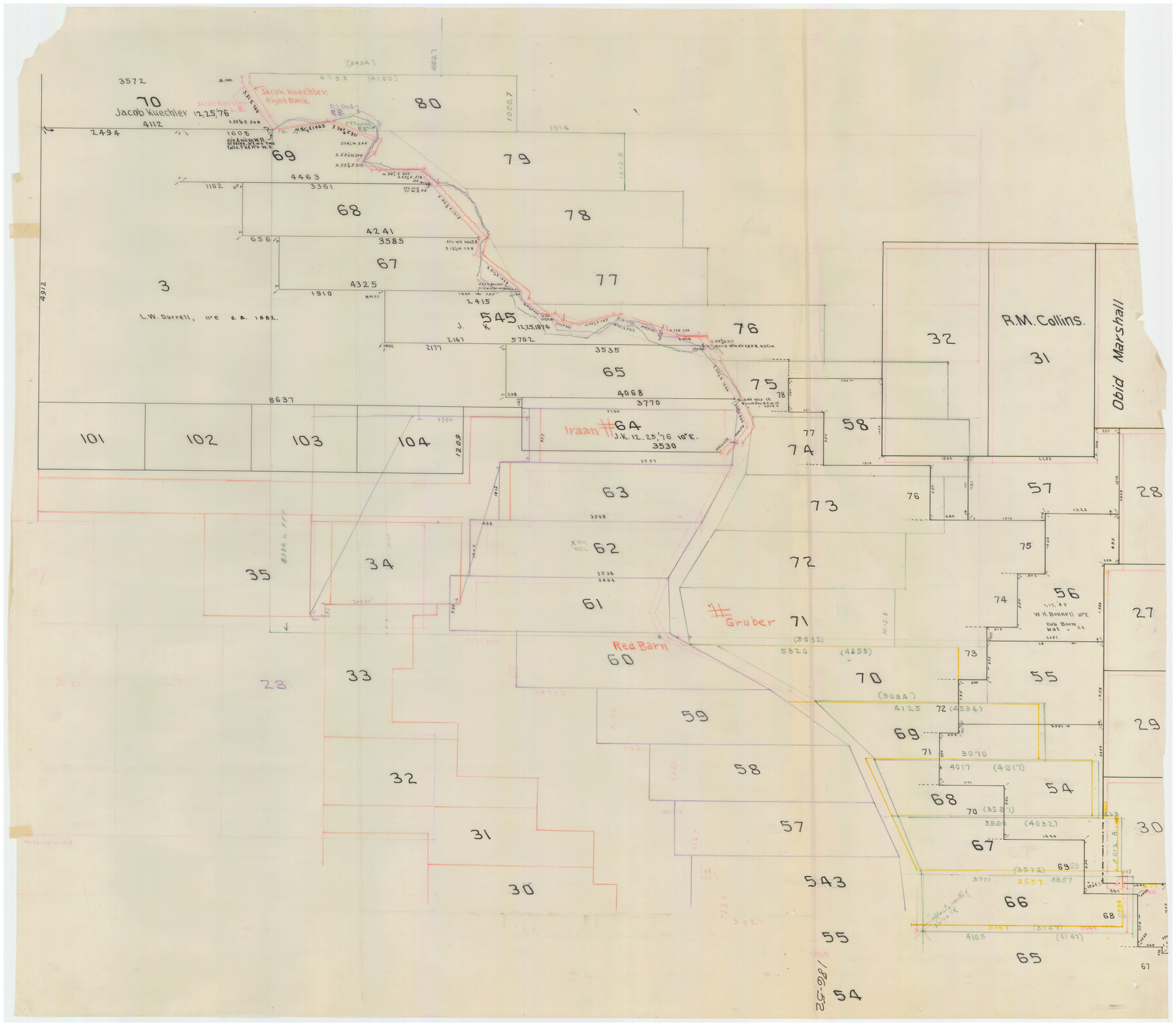 89833, [I. & G. N. Block 1, sections 57-70], Twichell Survey Records