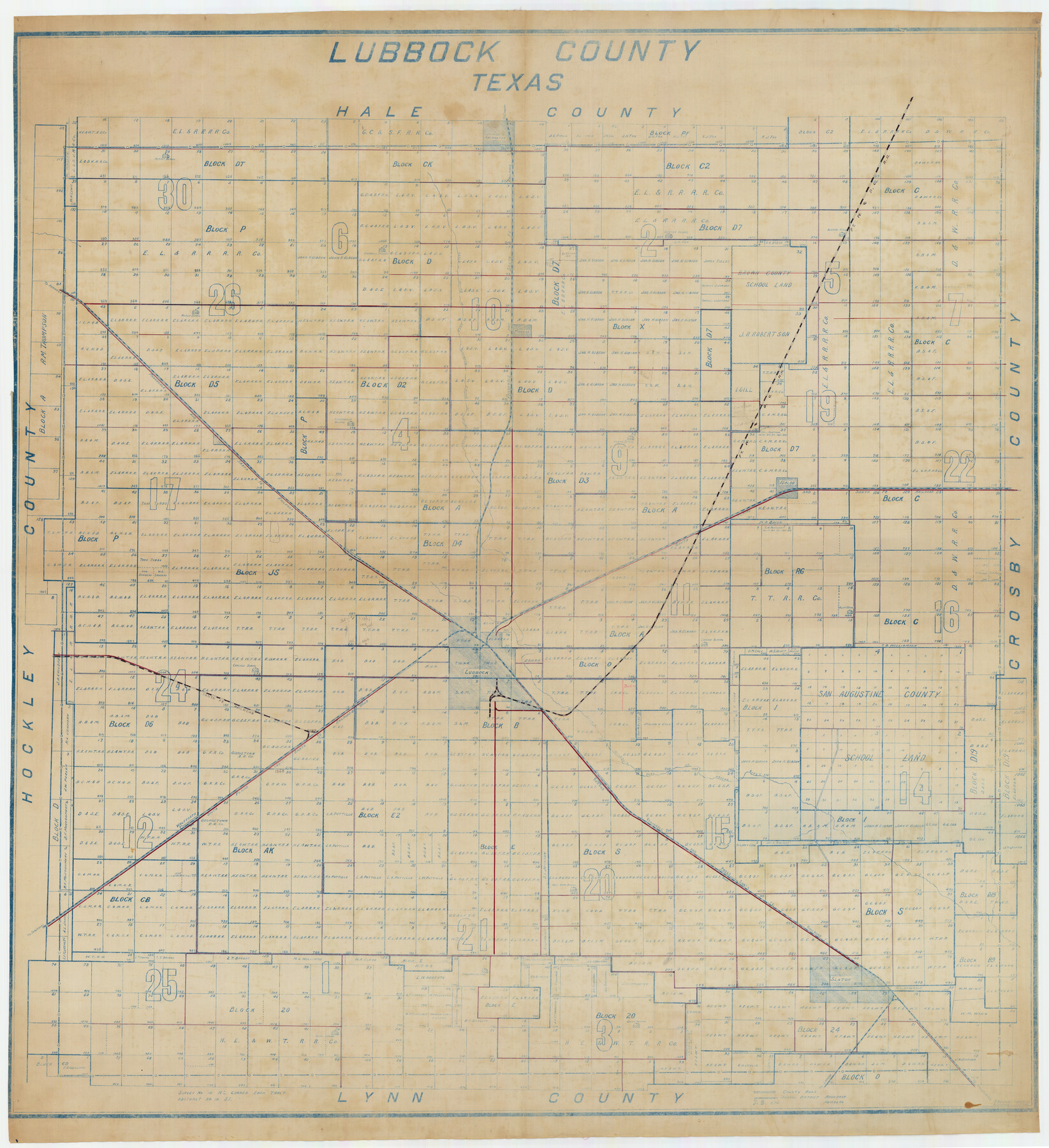 89892, Lubbock County Texas, Twichell Survey Records