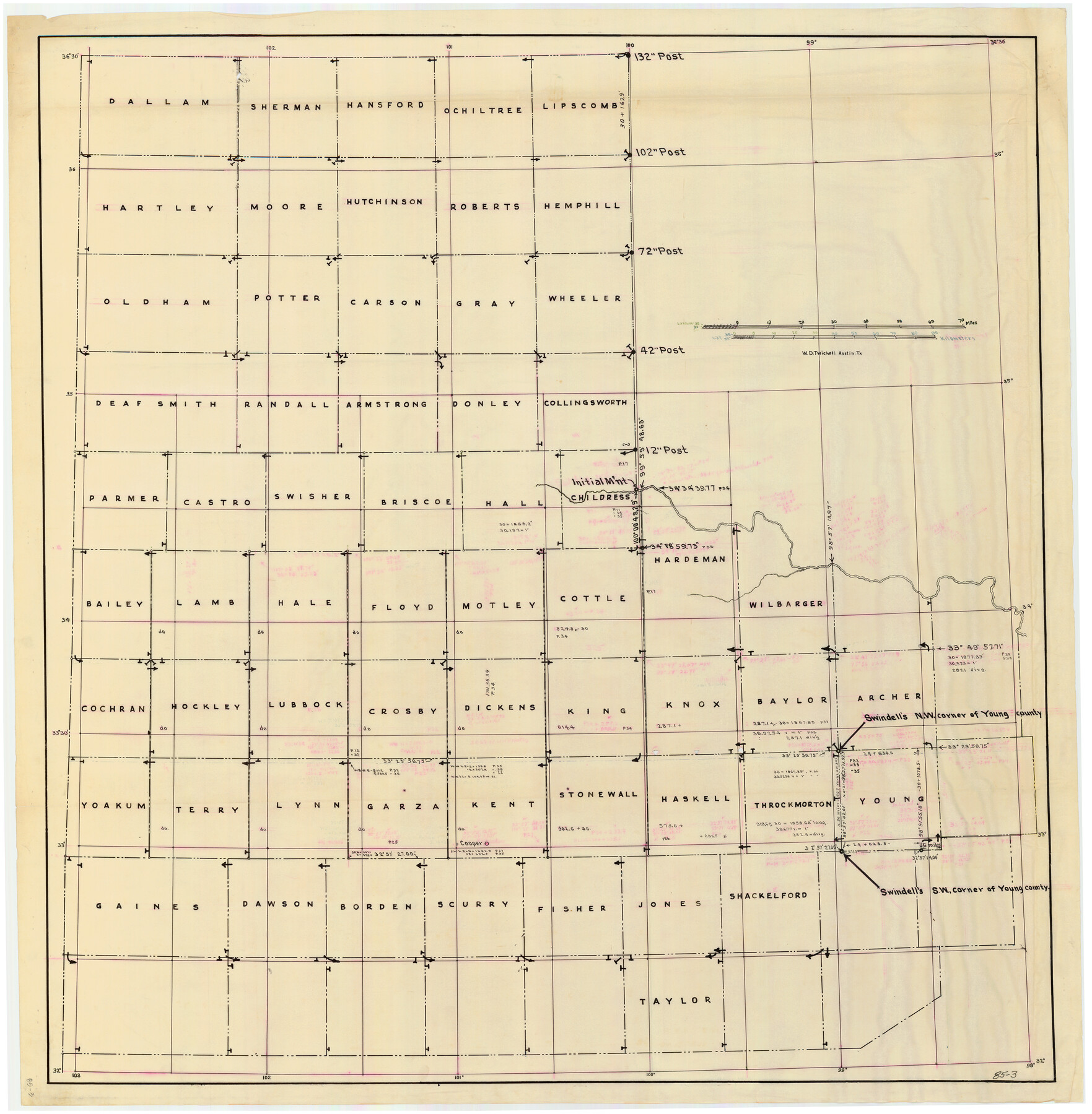 89951, [Panhandle Counties], Twichell Survey Records