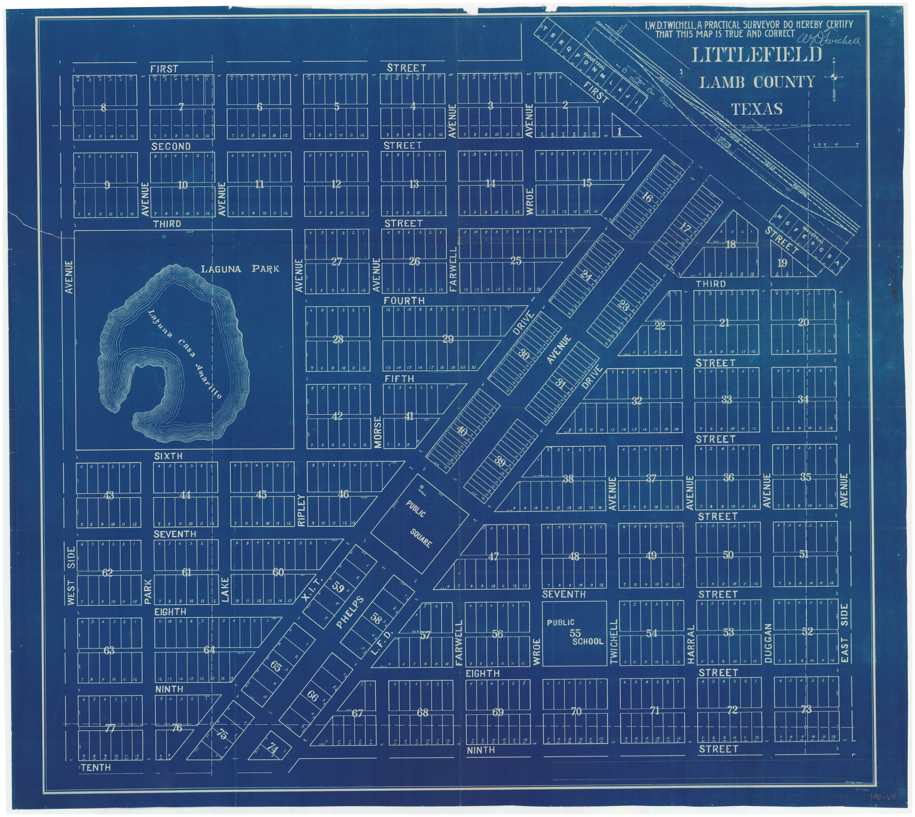 89966, Littlefield, Lamb County, Texas, Twichell Survey Records