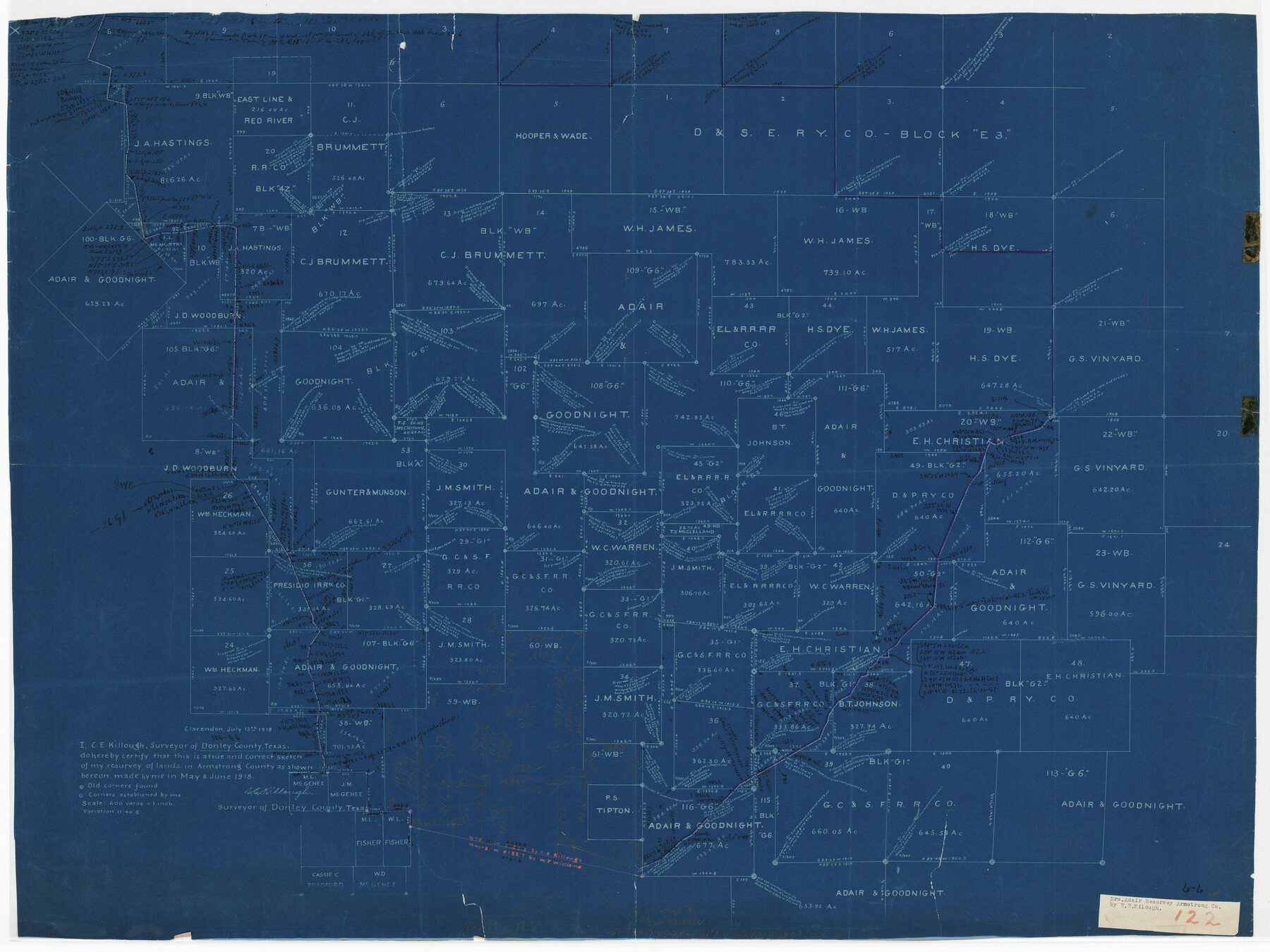 89976, [Mrs. Adair Resurvey], Twichell Survey Records