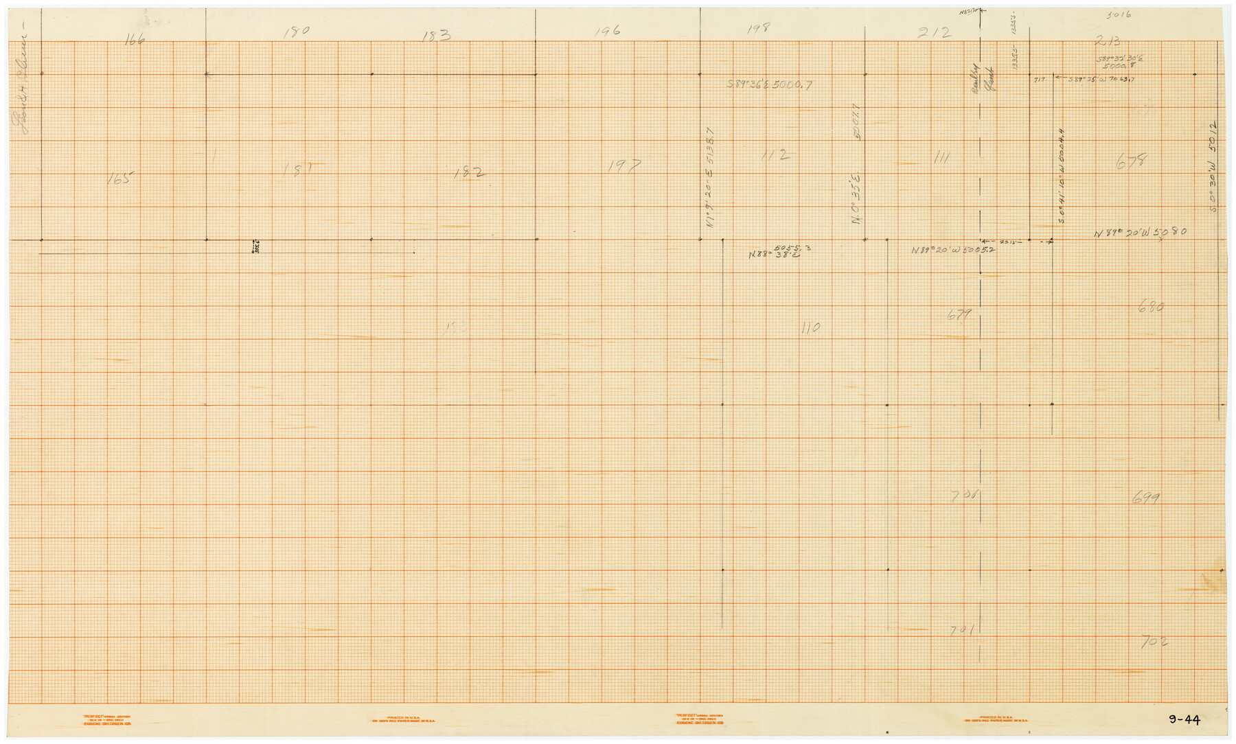 90157, [Lgs. 110-112, 678-680 with ties to County Line], Twichell Survey Records