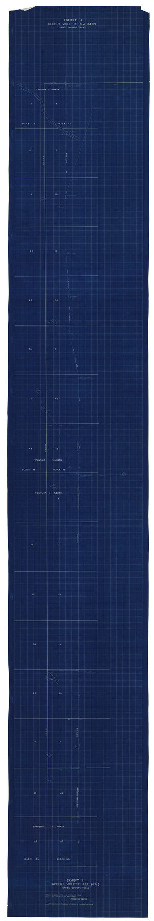 9032, Gaines County Rolled Sketch 14B, General Map Collection