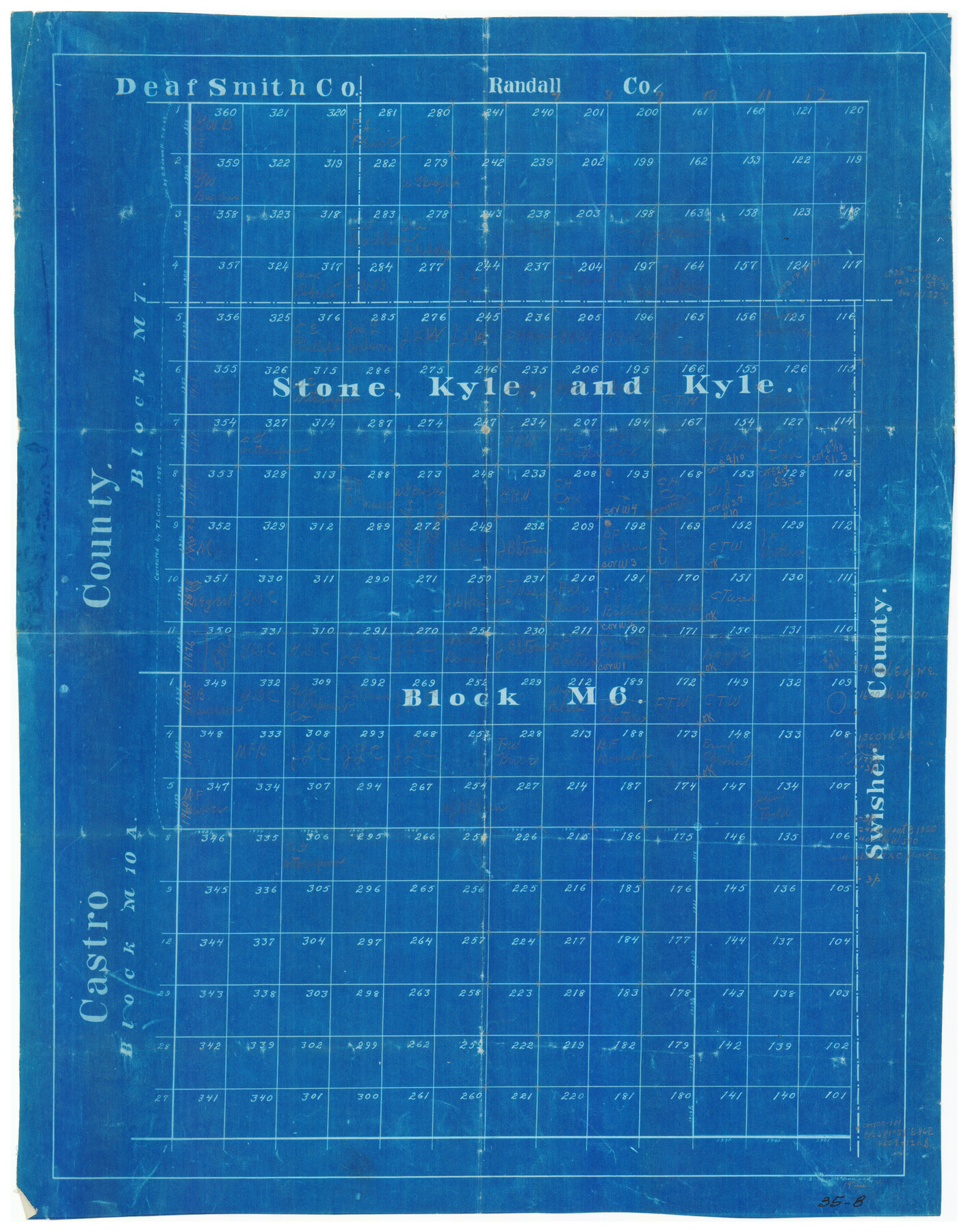 90392, [Stone, Kyle and Kyle Block M6], Twichell Survey Records