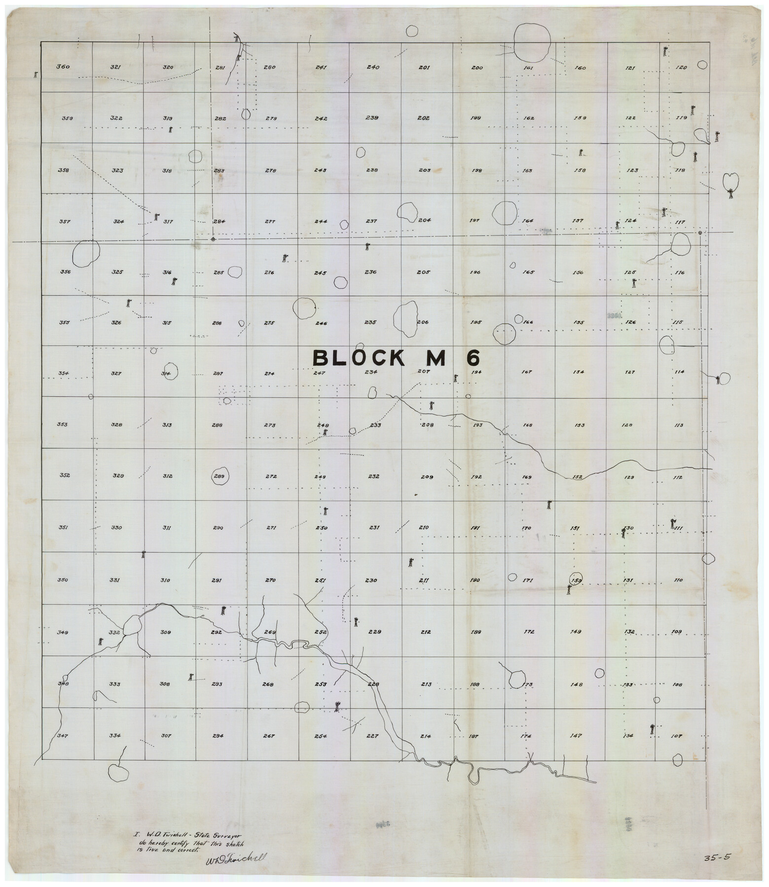 90394, [Stone, Kyle and Kyle Block M6], Twichell Survey Records
