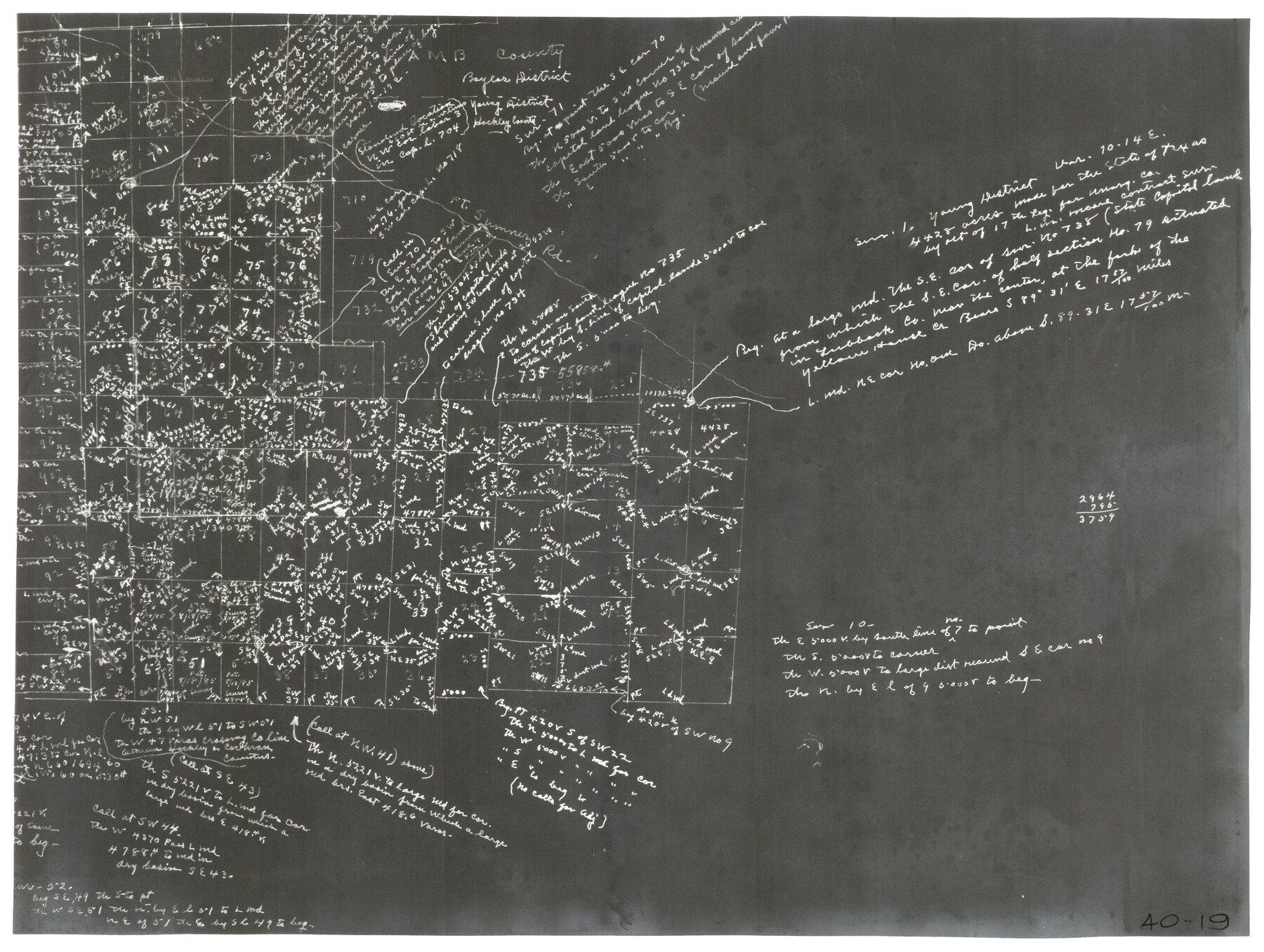 90448, [Sketch showing School Lands], Twichell Survey Records