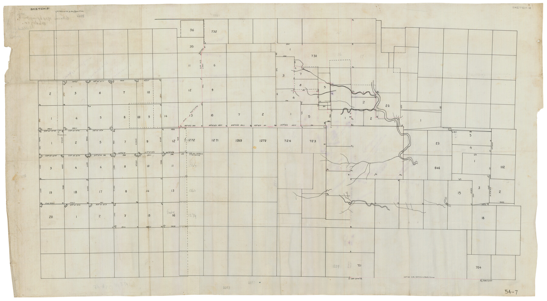 90480, [Blks. B9, J, D19, John Walker], Twichell Survey Records