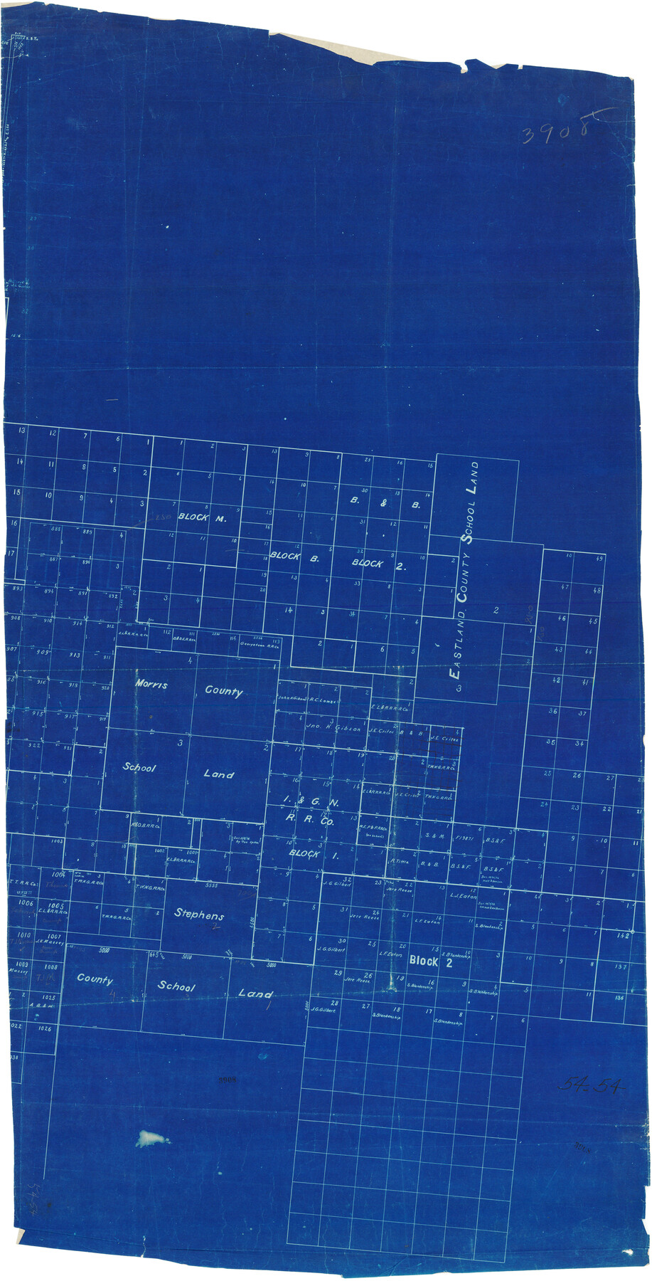 90486, [Central Part of County, near Morris County School Land Leagues], Twichell Survey Records