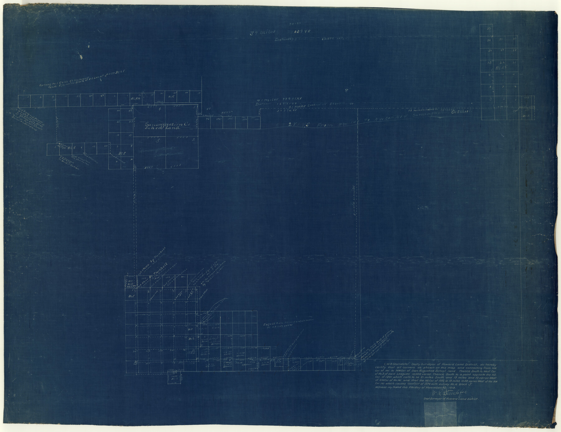 9054, Garza County Rolled Sketch 9, General Map Collection