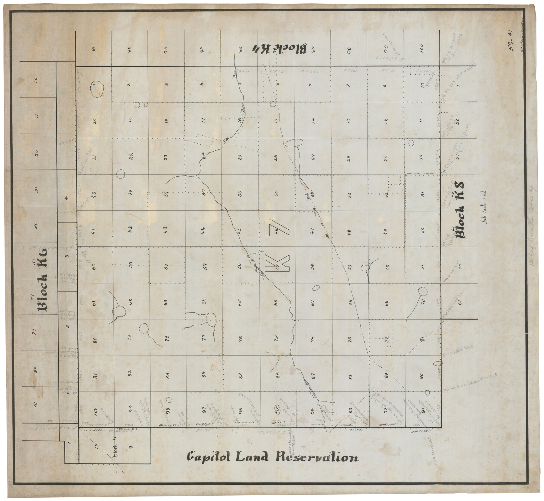 90591, [Block K7], Twichell Survey Records