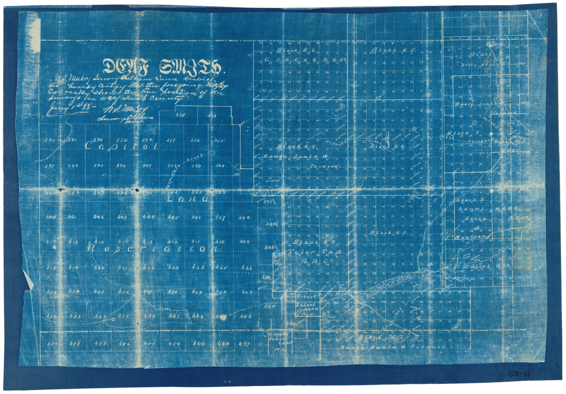 90598, Deaf Smith County, Twichell Survey Records