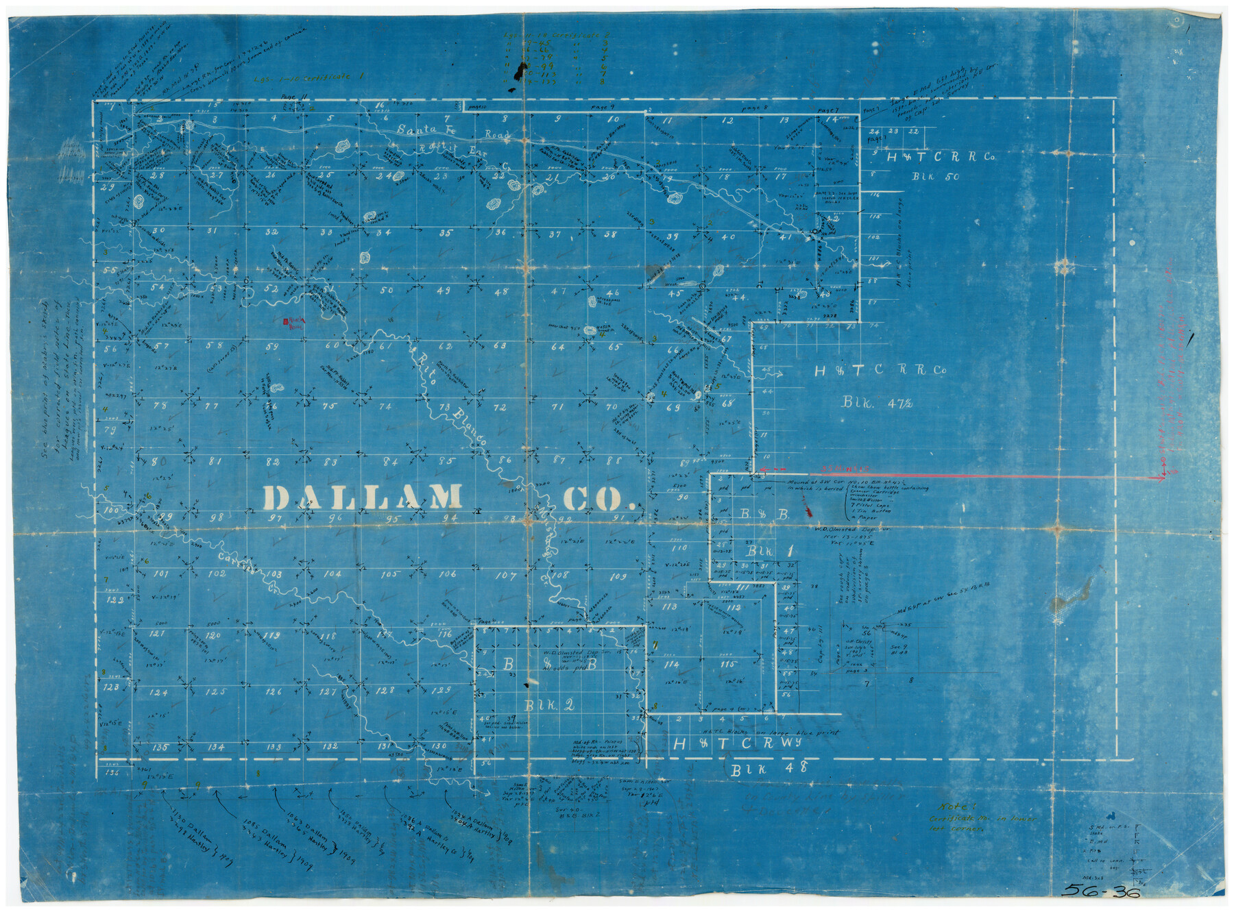 90655, Dallam County, Twichell Survey Records