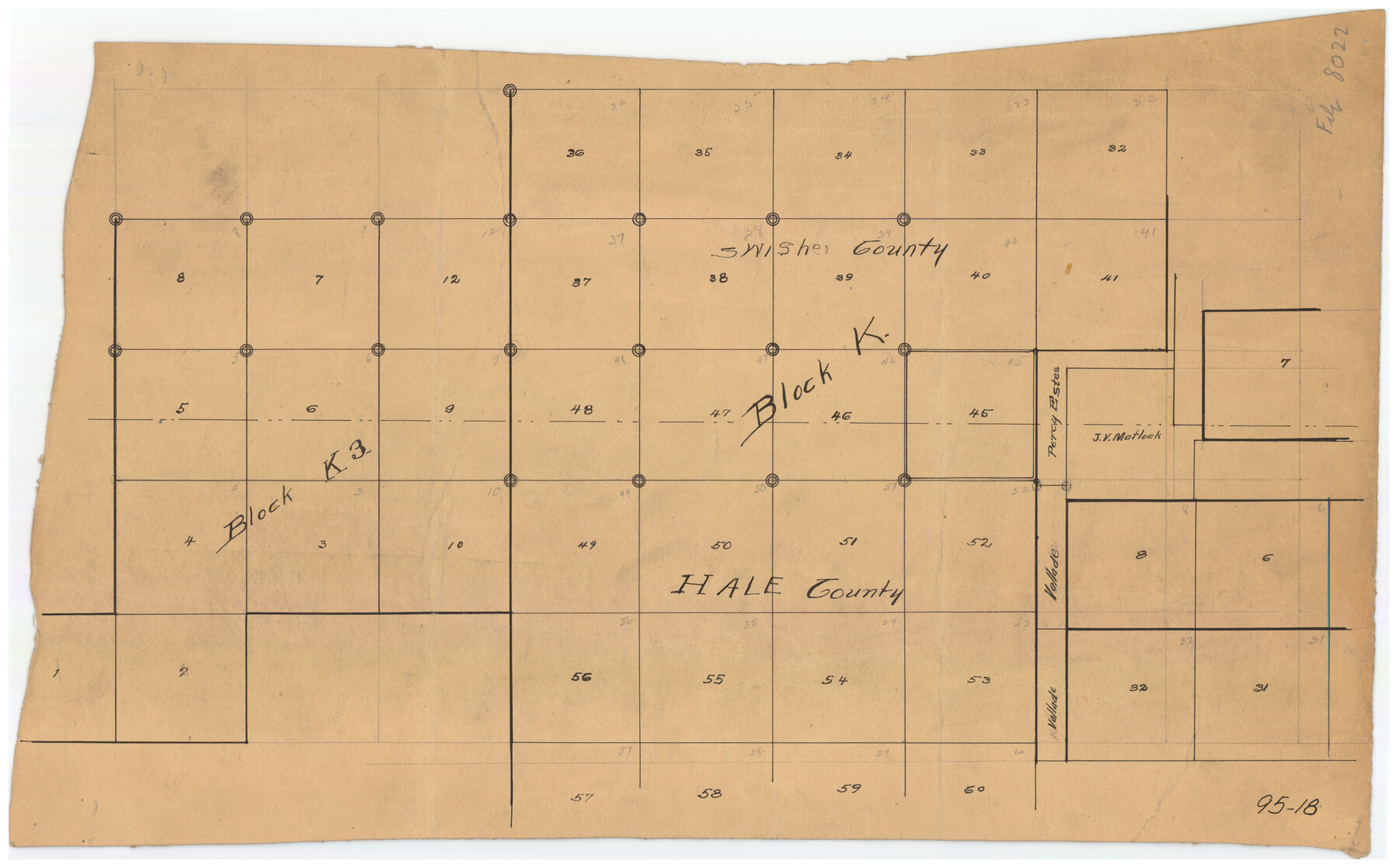 90775, [Portions of Blocks K and K3], Twichell Survey Records