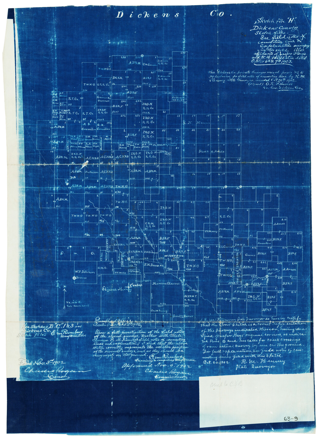 90812, [North Central Part of County], Twichell Survey Records