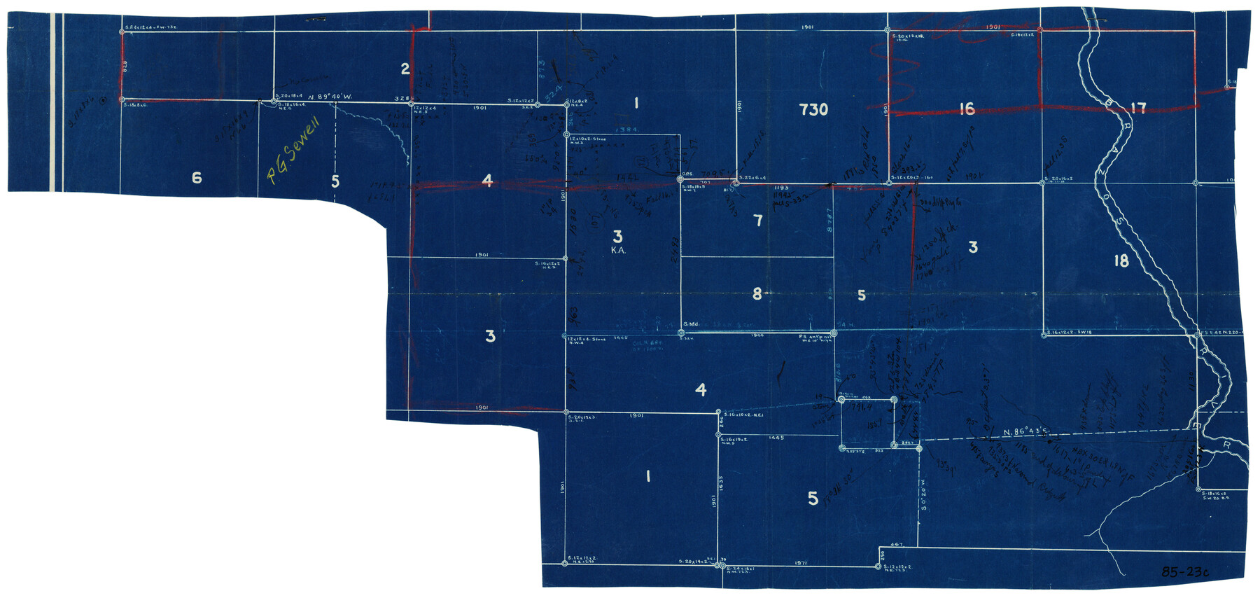 90847, [3KA and vicinity], Twichell Survey Records