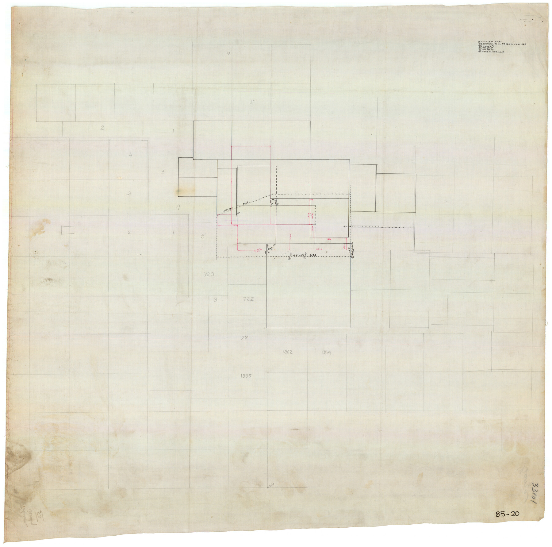 90914, [John Walker and vicinity], Twichell Survey Records