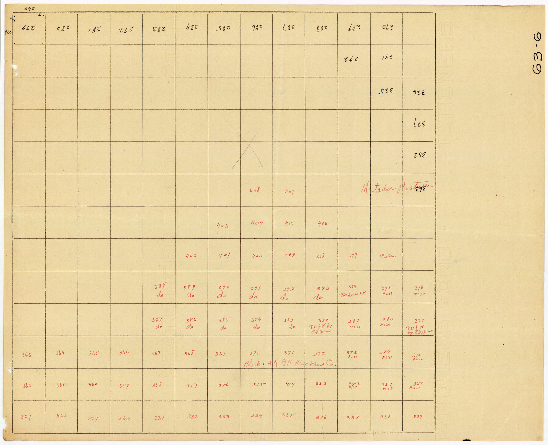 90945, [H. & G. N. Block 1], Twichell Survey Records