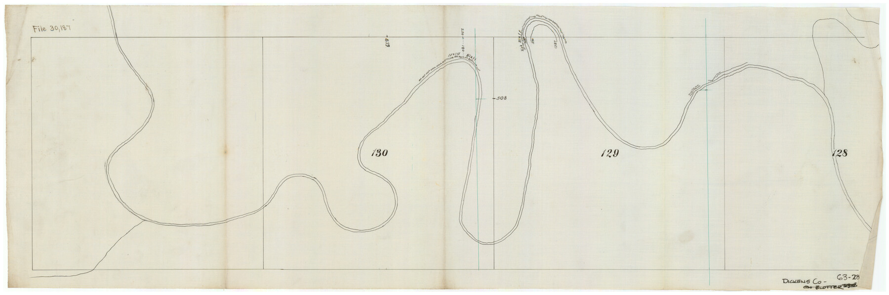 90948, [H. & G. N. Block 1, Sections 128-130], Twichell Survey Records