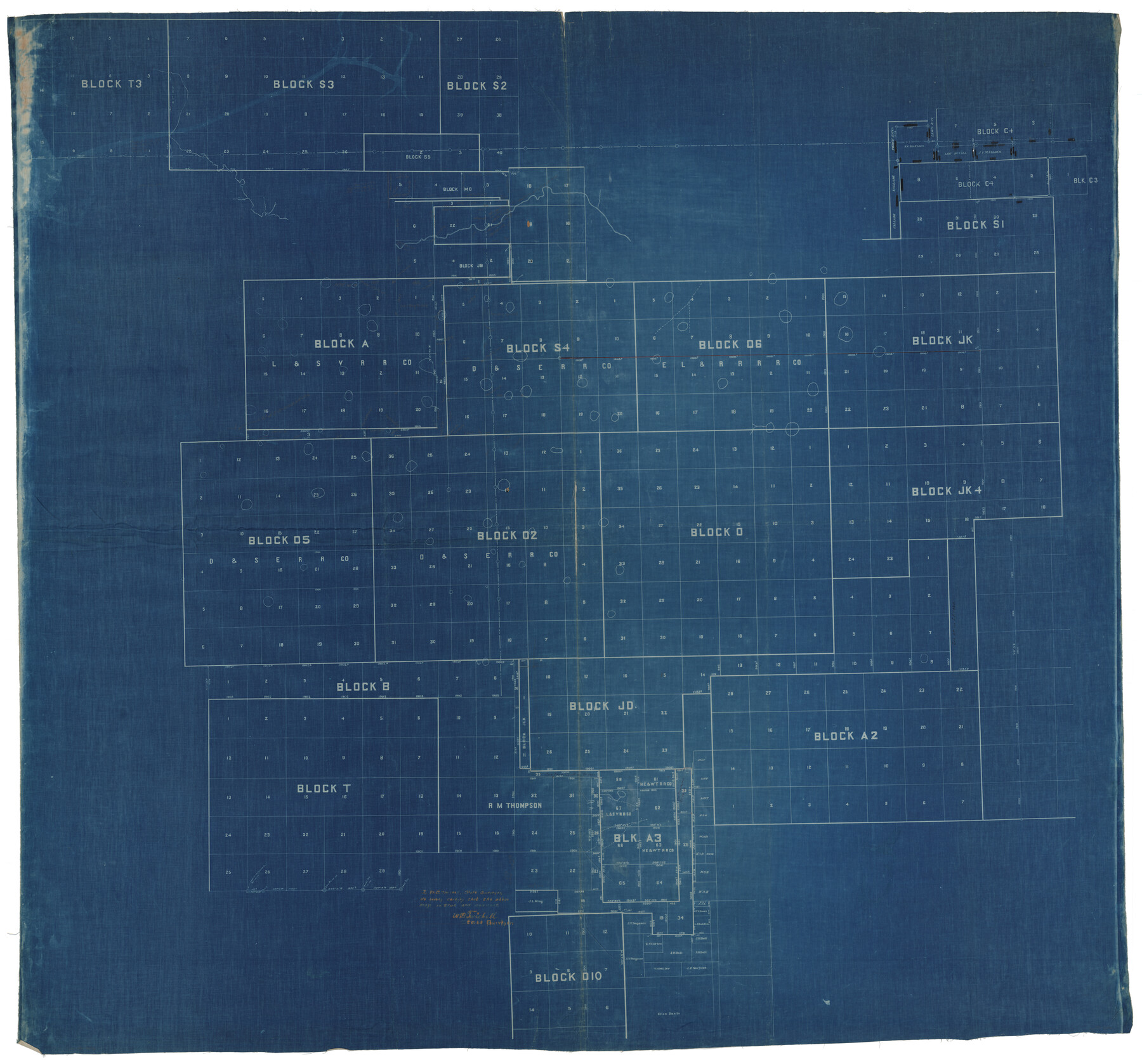 9096, Hale County Rolled Sketch 10, General Map Collection