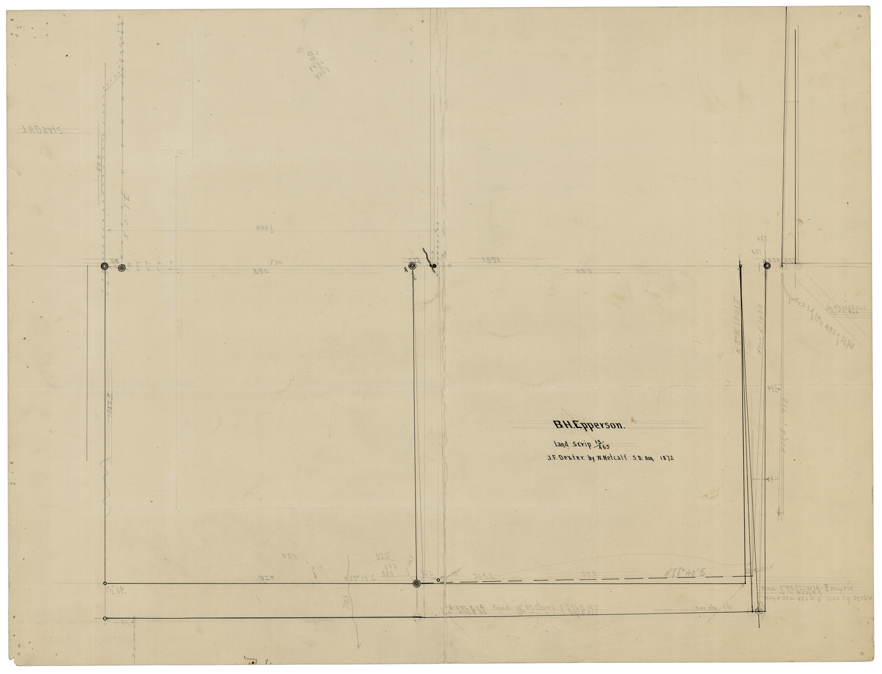 90975, [John P. Rohus and surrounding surveys], Twichell Survey Records